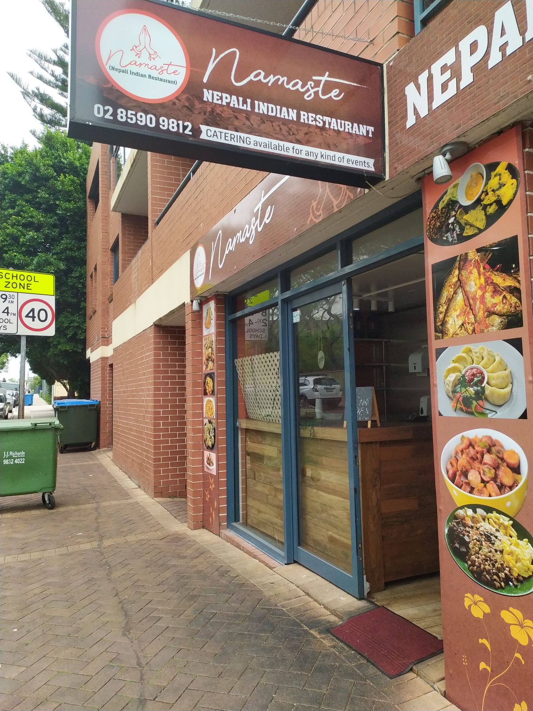 Menu of Namaste Nepali Indian Restaurant, Strathfield, Sydney