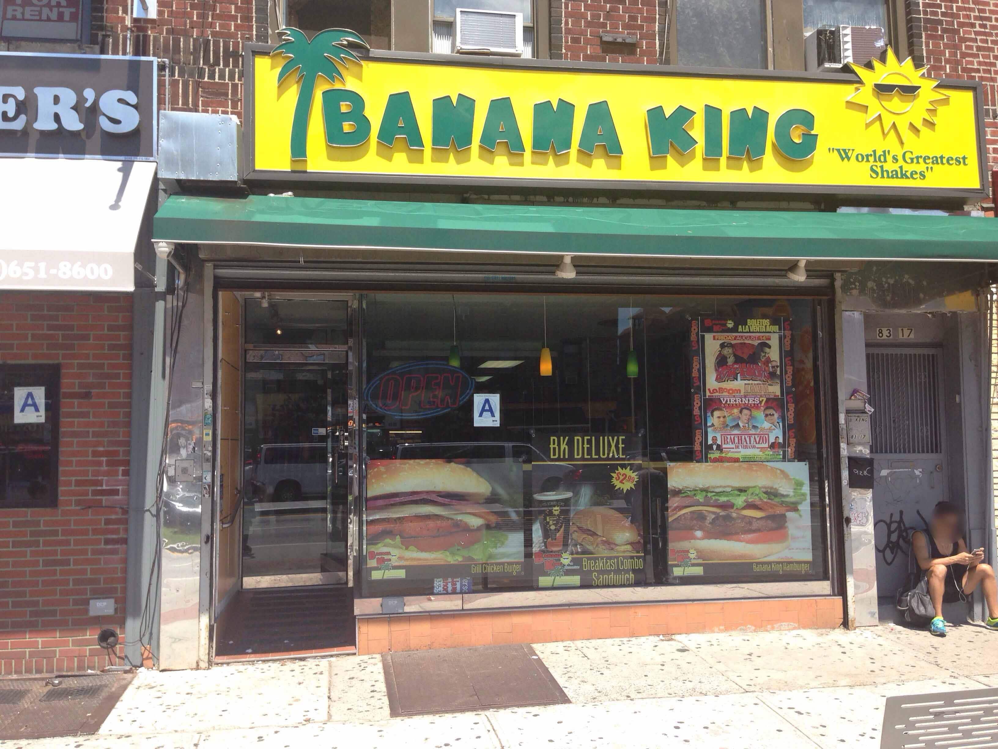 Banana King Menu, Menu for Banana King, Jackson Heights, New York City