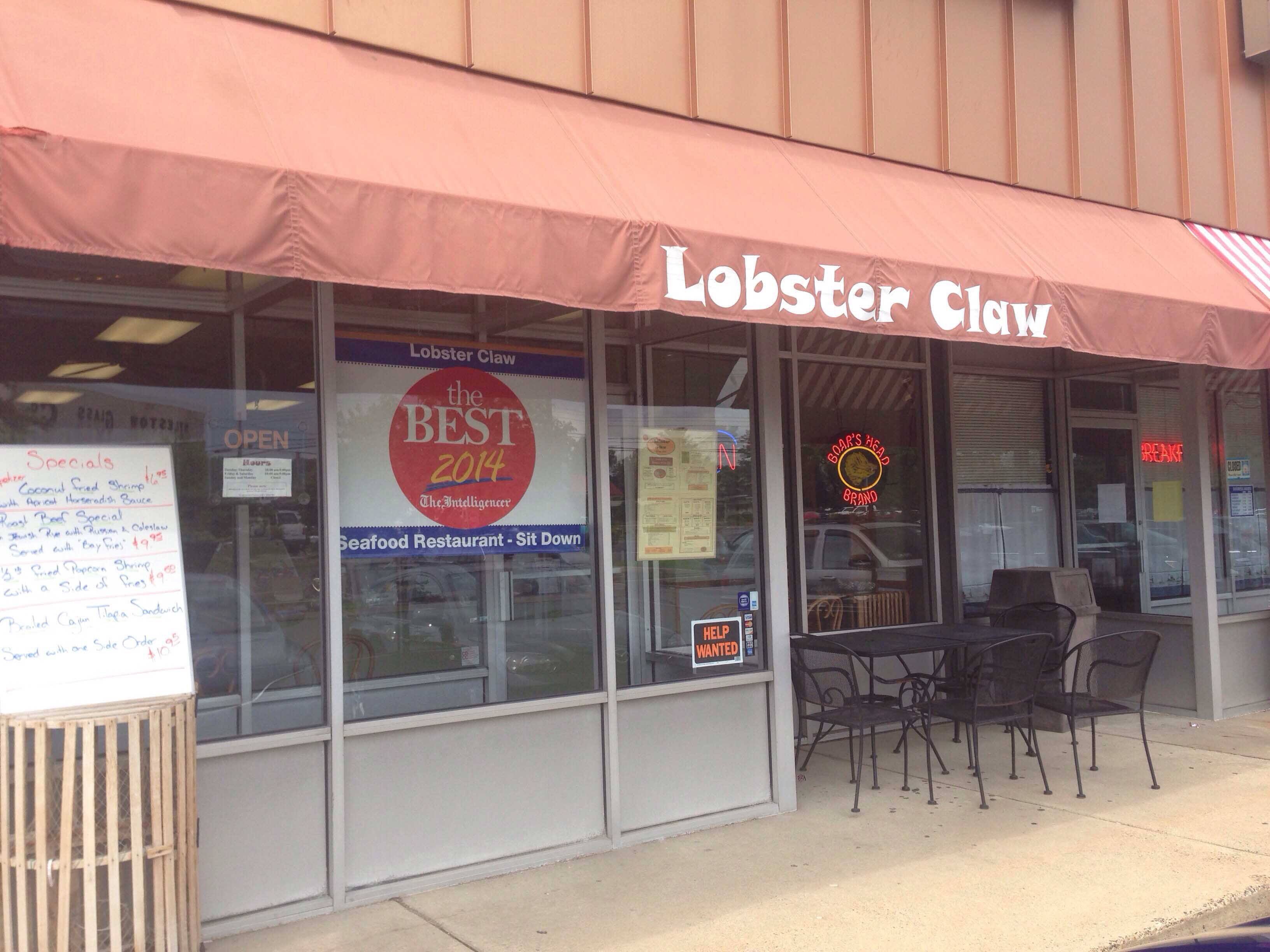 Lobster Claw Menu Menu For Lobster Claw Doylestown Bucks County