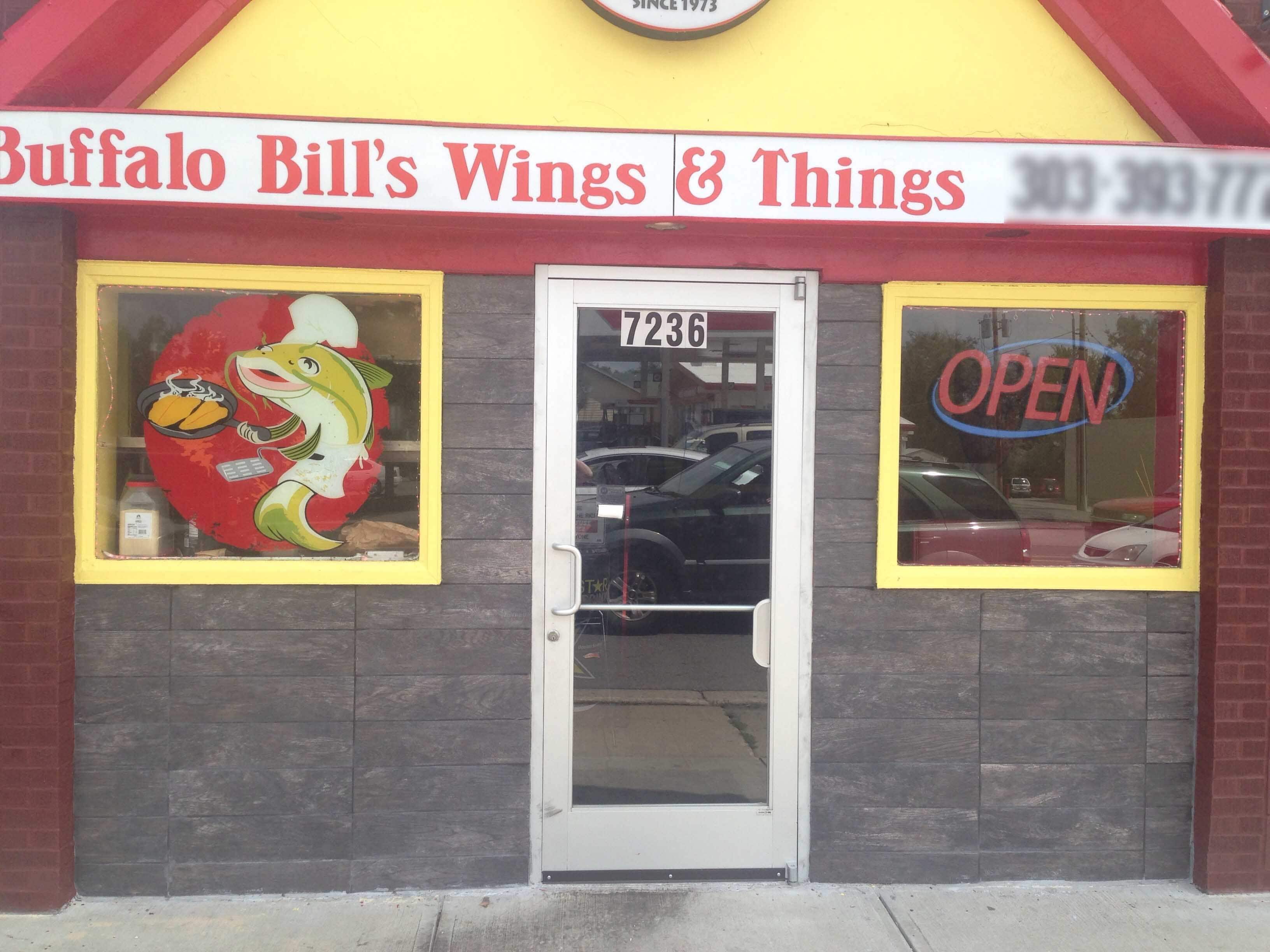 Menu of Buffalo Bill's Wings & Things, Montclair, Denver
