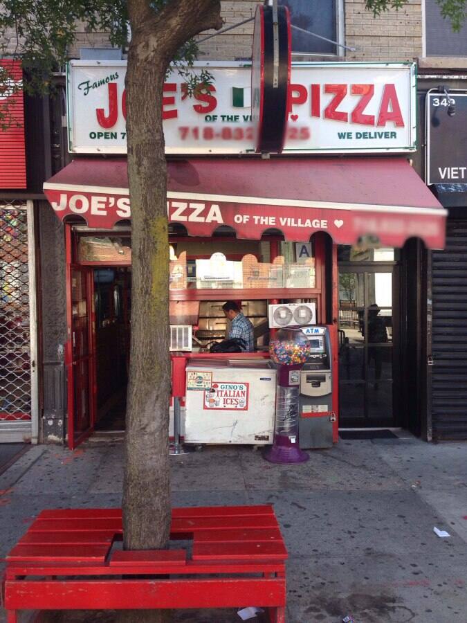 Joe's Pizza, Park Slope, New York City Urbanspoon/Zomato
