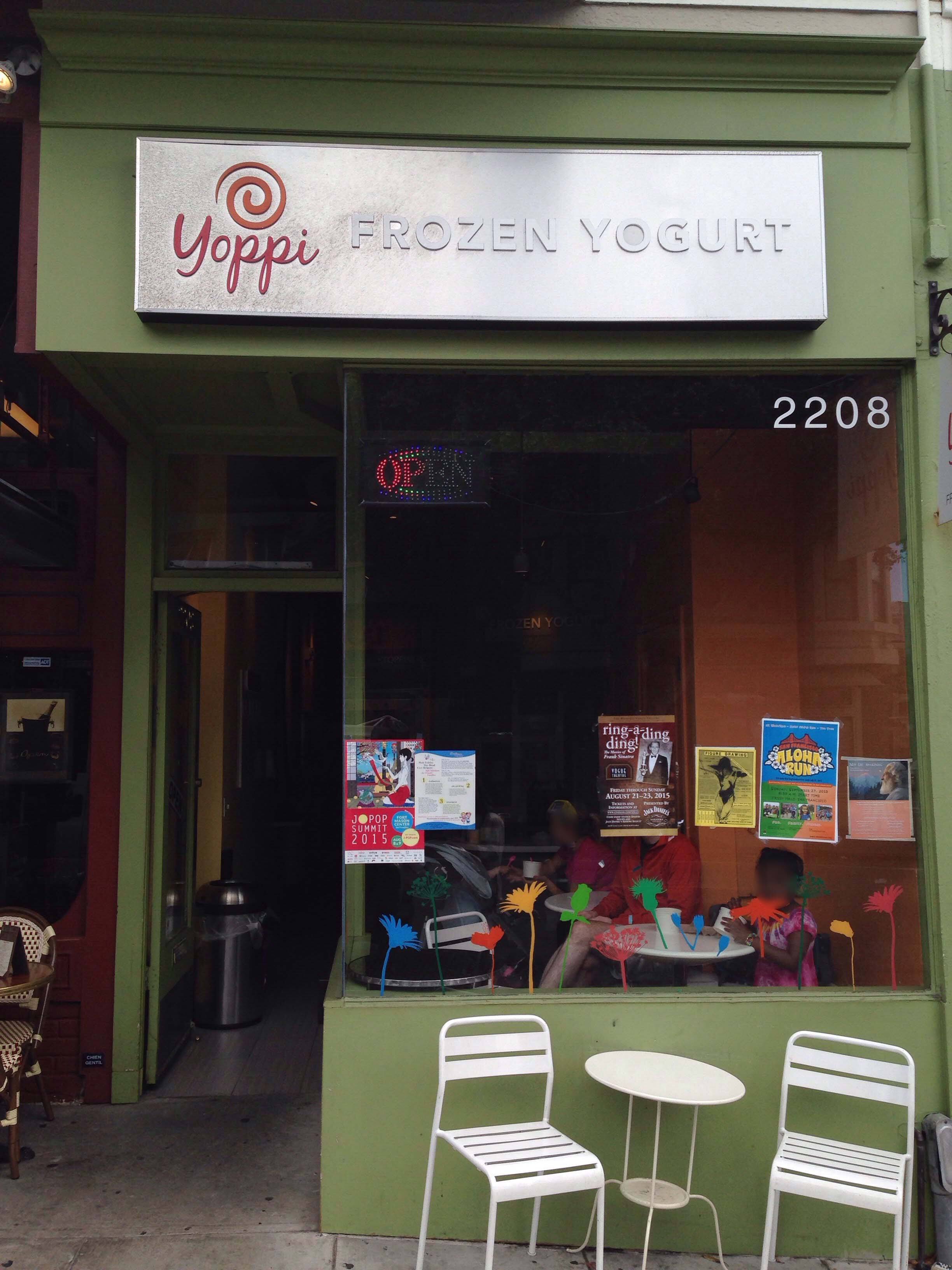 Yoppi Frozen Yogurt, Pacific Heights, San Francisco