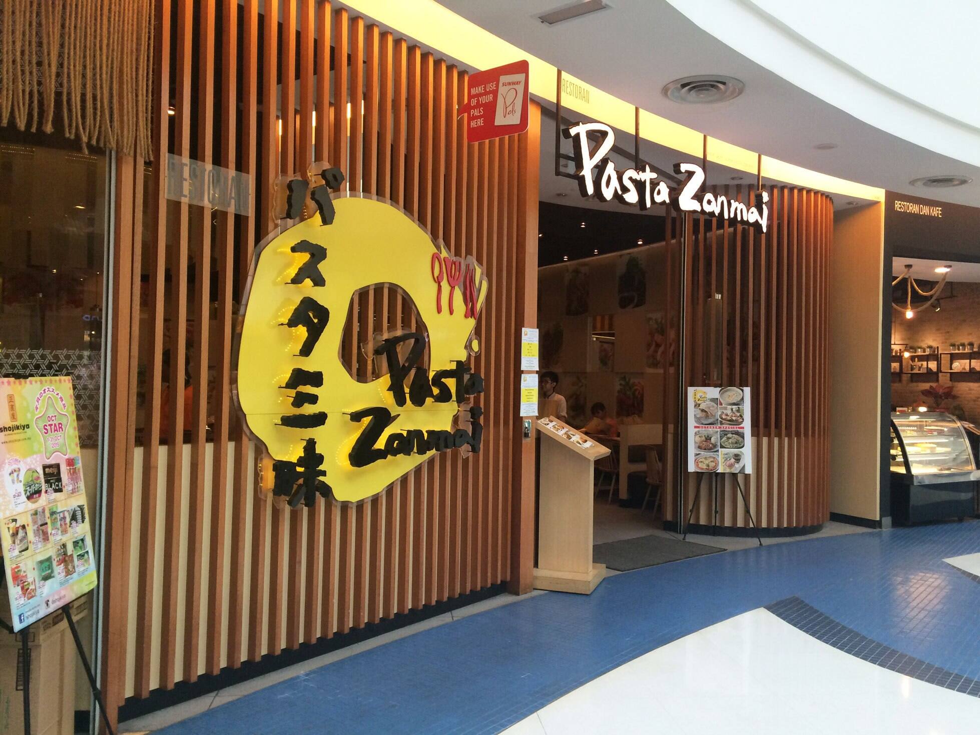 Pasta Zanmai Menu, Menu for Pasta Zanmai, Damansara Intan, Selangor