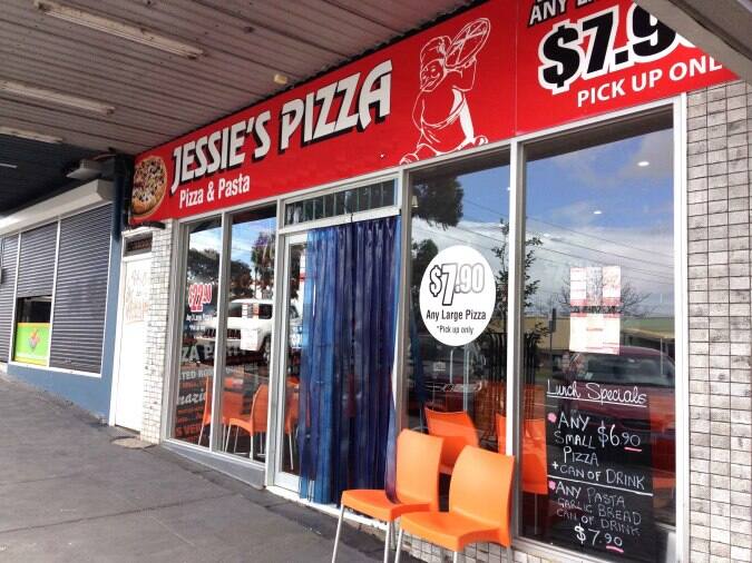 Jessie's Pizza Menu, Menu for Jessie's Pizza, Endeavour Hills