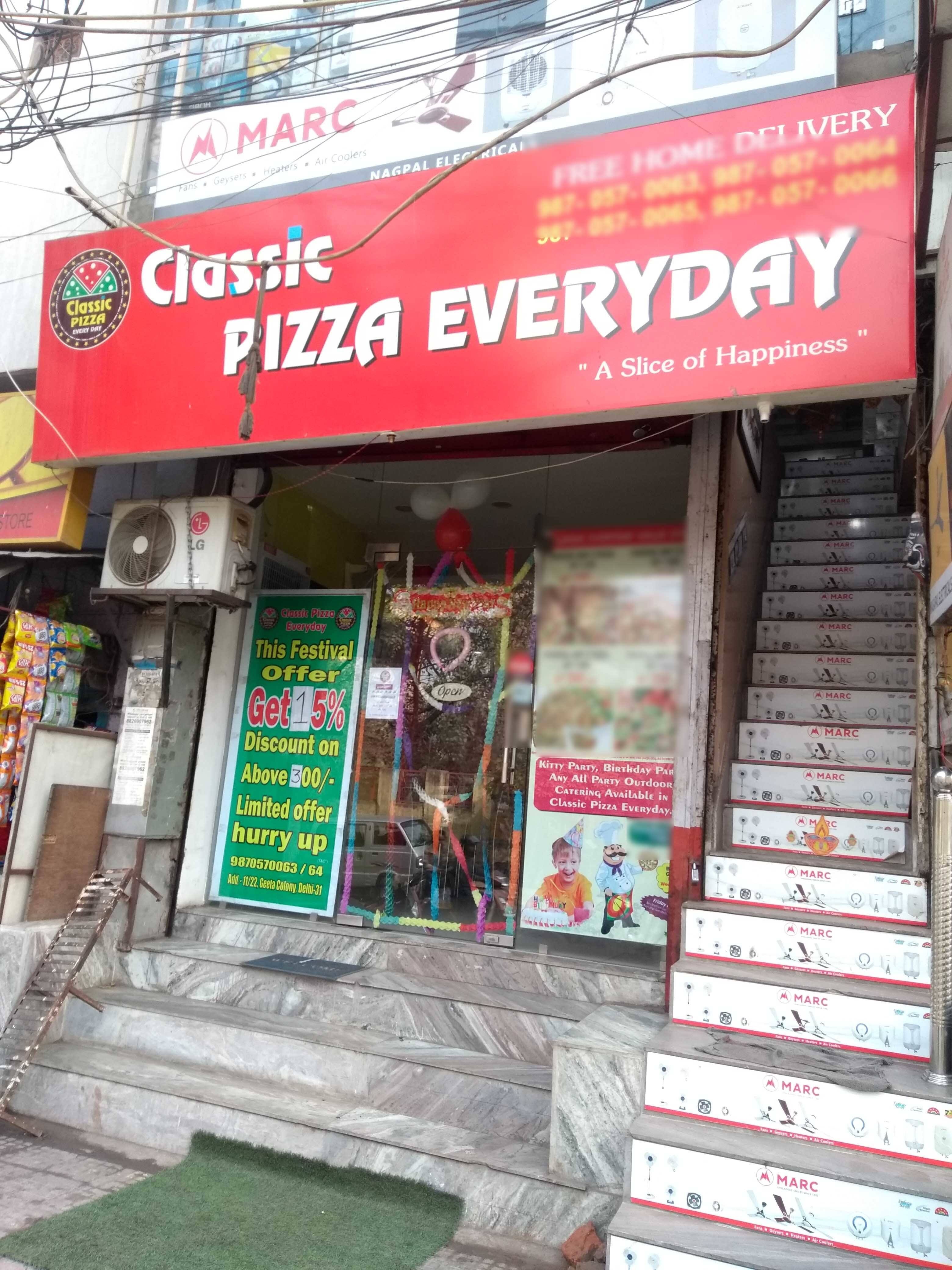Classic Pizza Everyday Shahdara New Delhi Zomato