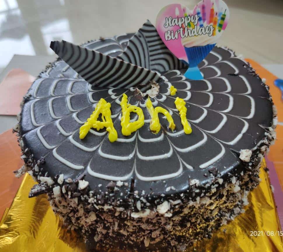 ❤️ Pink Birthday Cake For Abhi