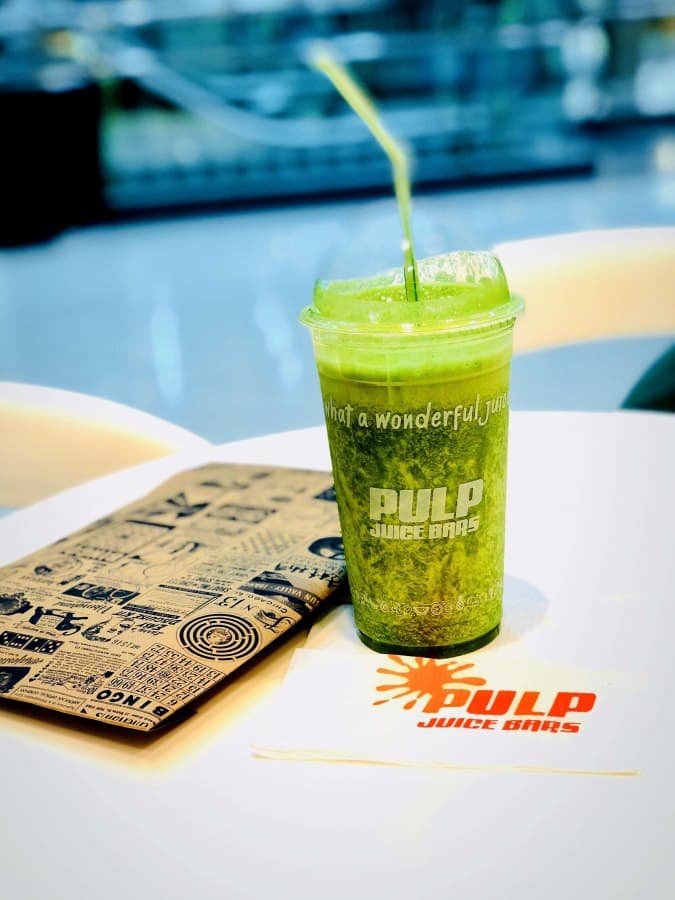 Pulp juice outlet bar