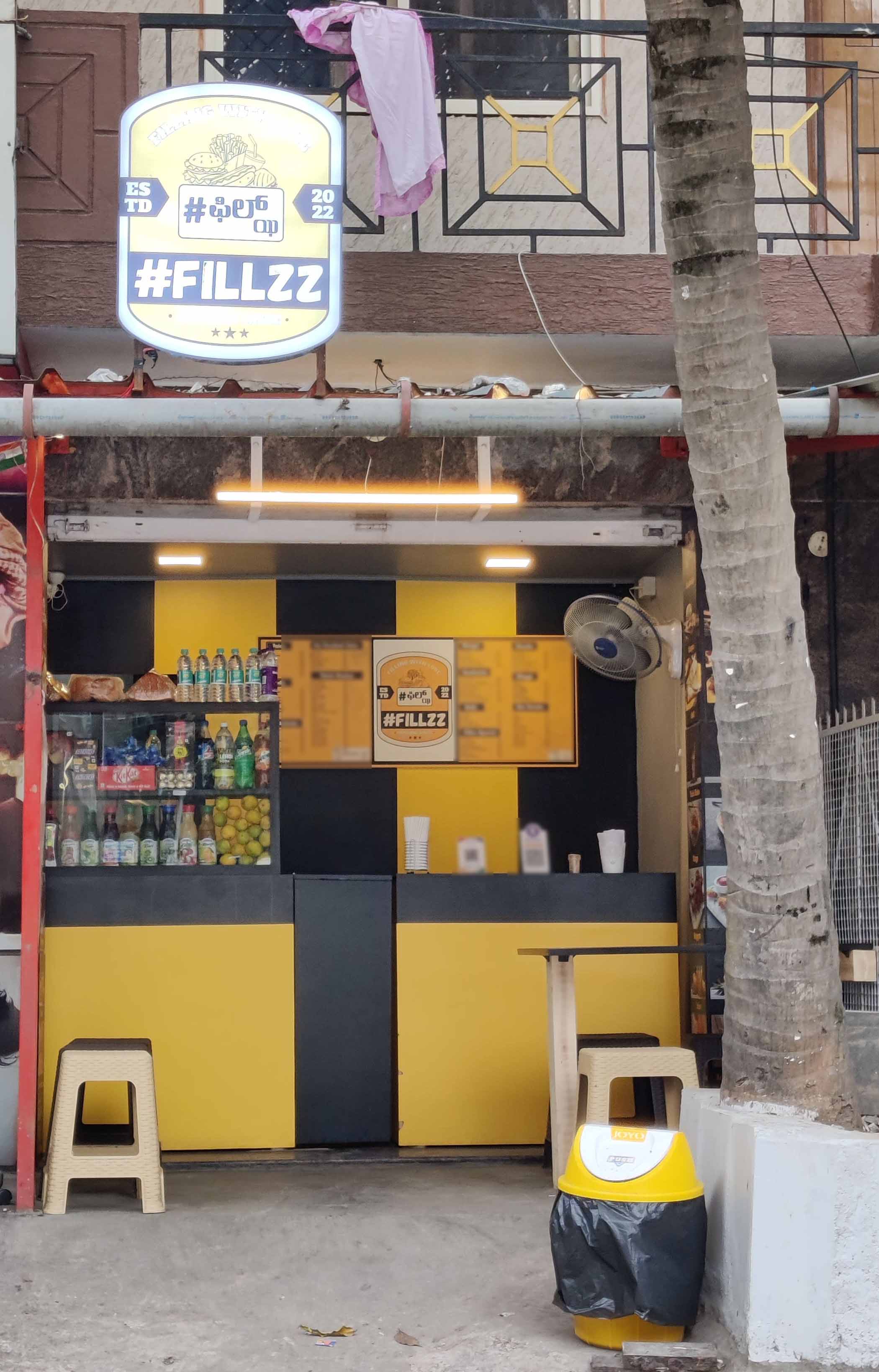 Menu of Fillzz, Kumaraswamy Layout, Bangalore