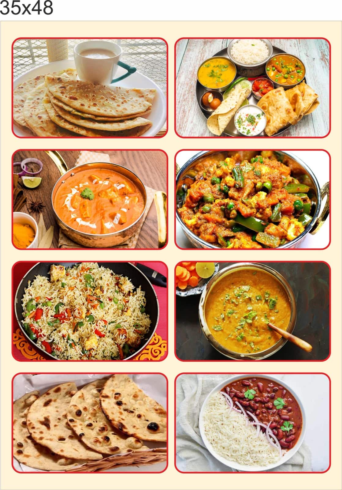Menu of Himachali kitchen, Connaught Place, New Delhi