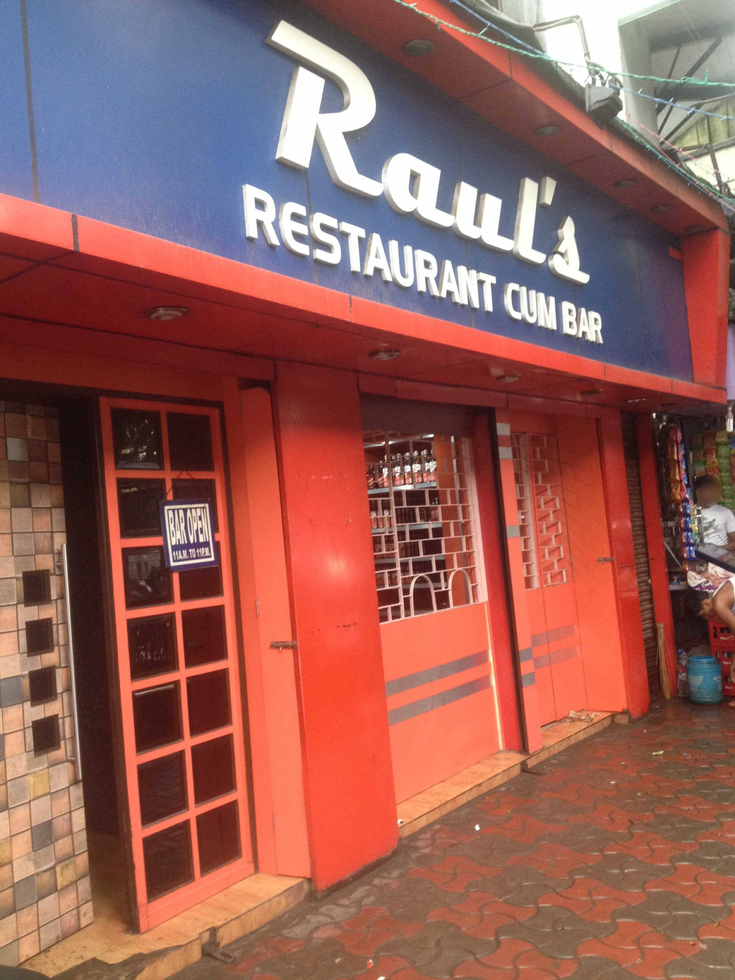 Menu of Raul's Restaurant, Hazra, Kolkata