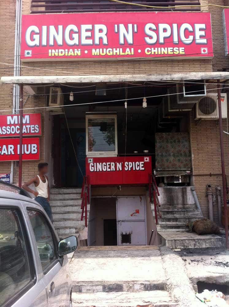Menu of Ginger 'n' Spice, Subhash Nagar, New Delhi