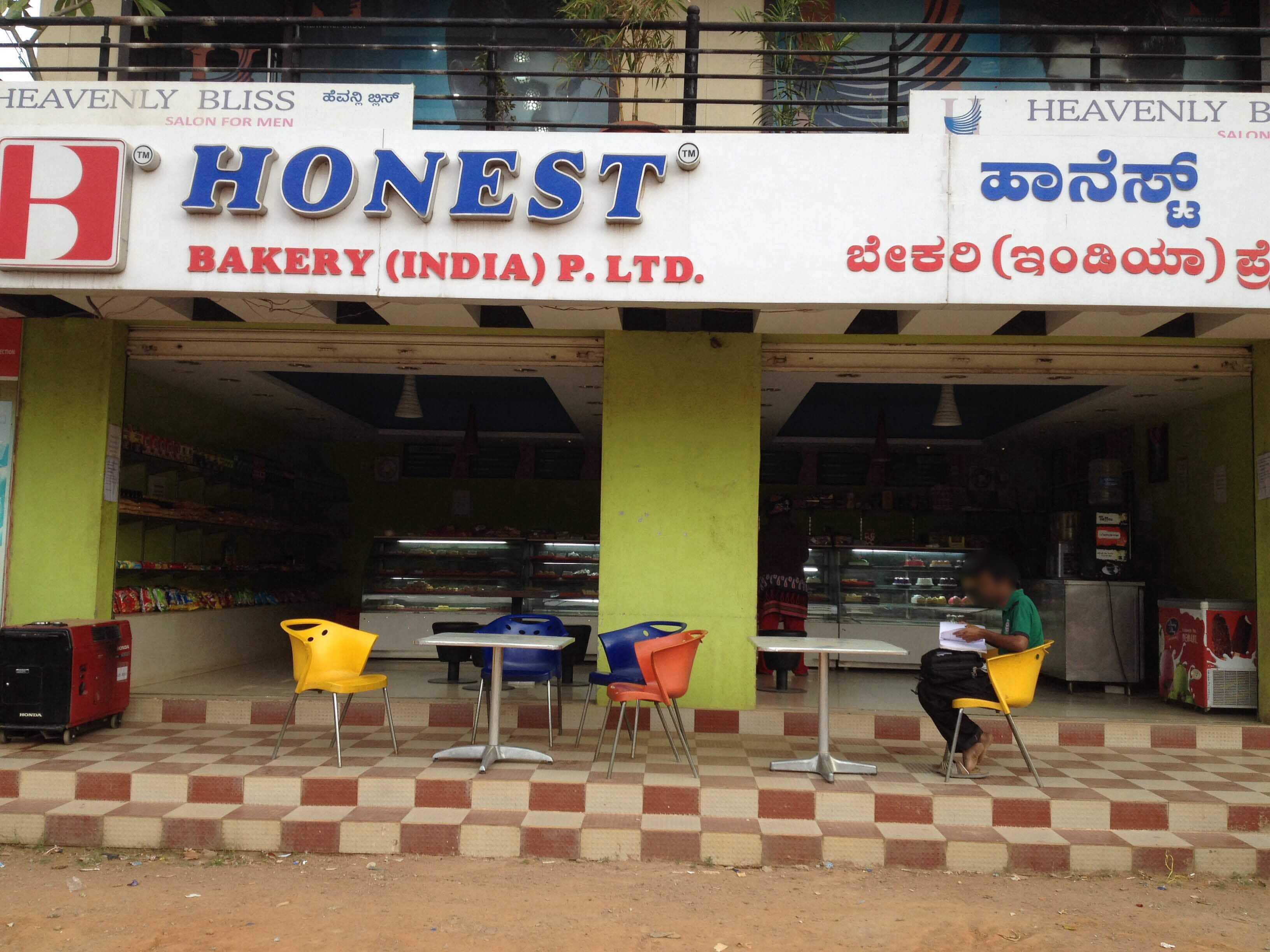 Menu of Honest Bakery, Hennur, Bangalore