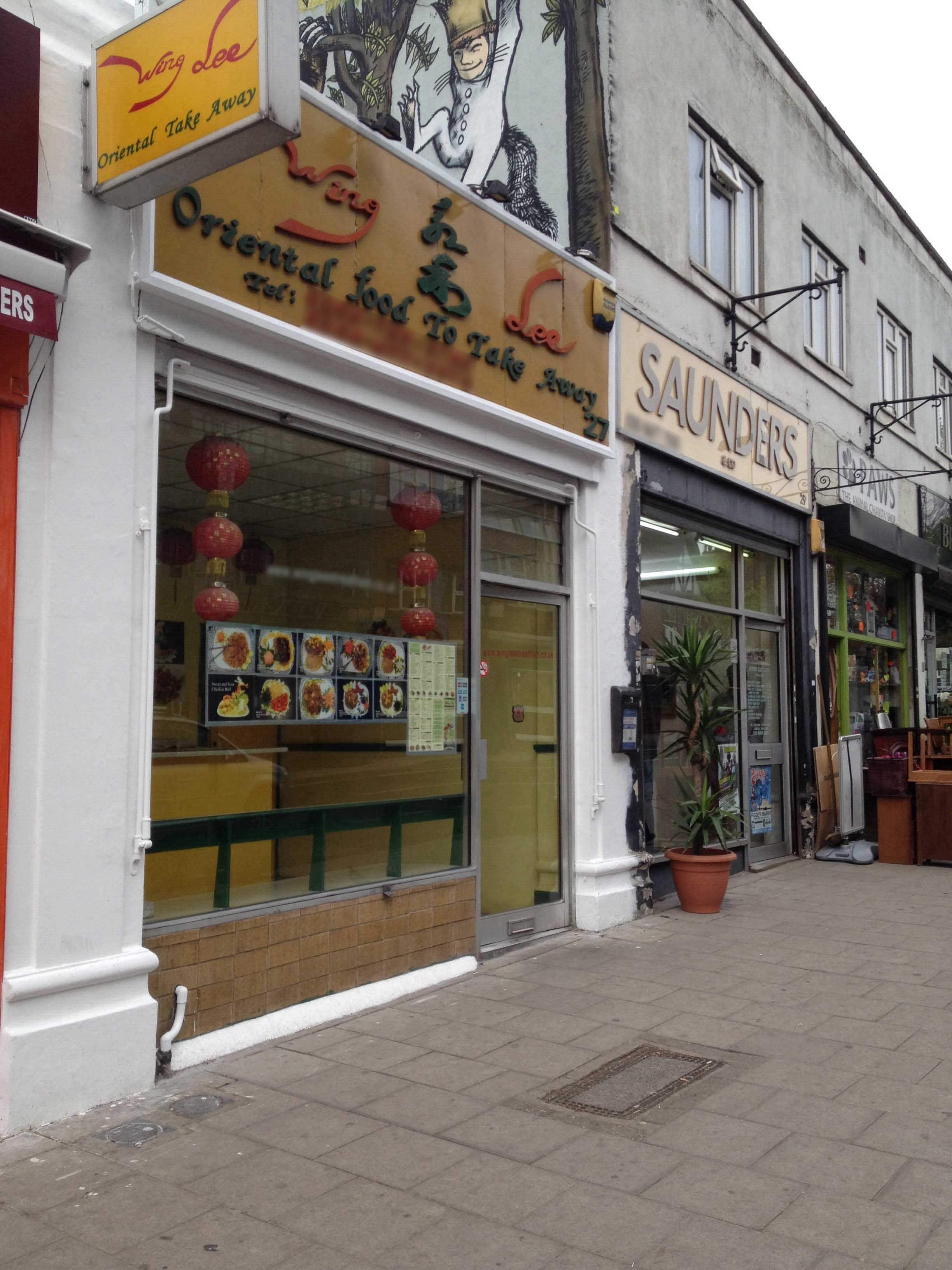 Menu of Wing Lee, Streatham, London