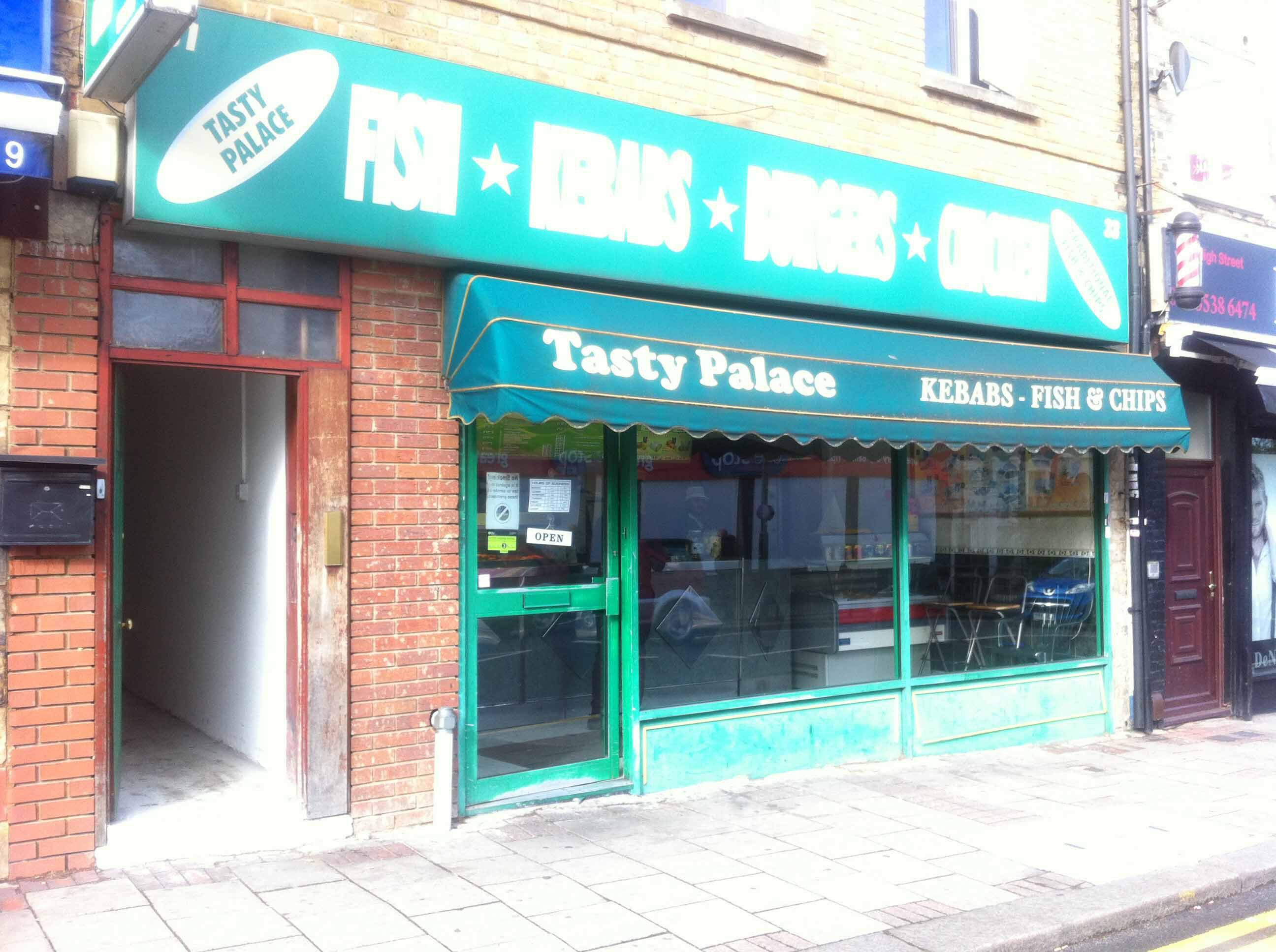 Menu of Tasty Palace, High Street, Penge, London