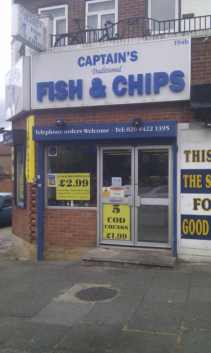 Captains Fish & Chips, Harrow, London Zomato