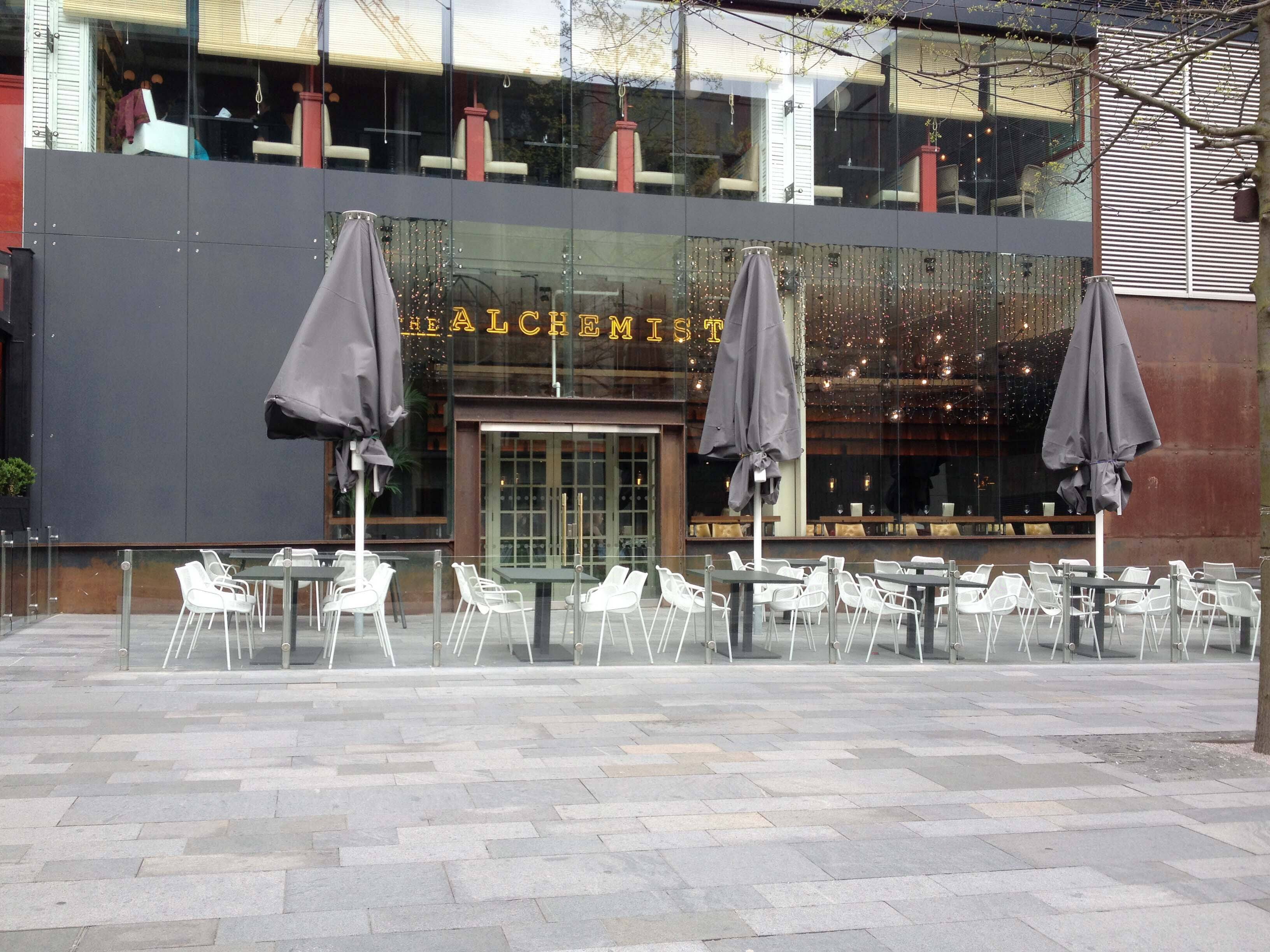 The Alchemist Menu, Menu for The Alchemist, Spinningfields, Manchester