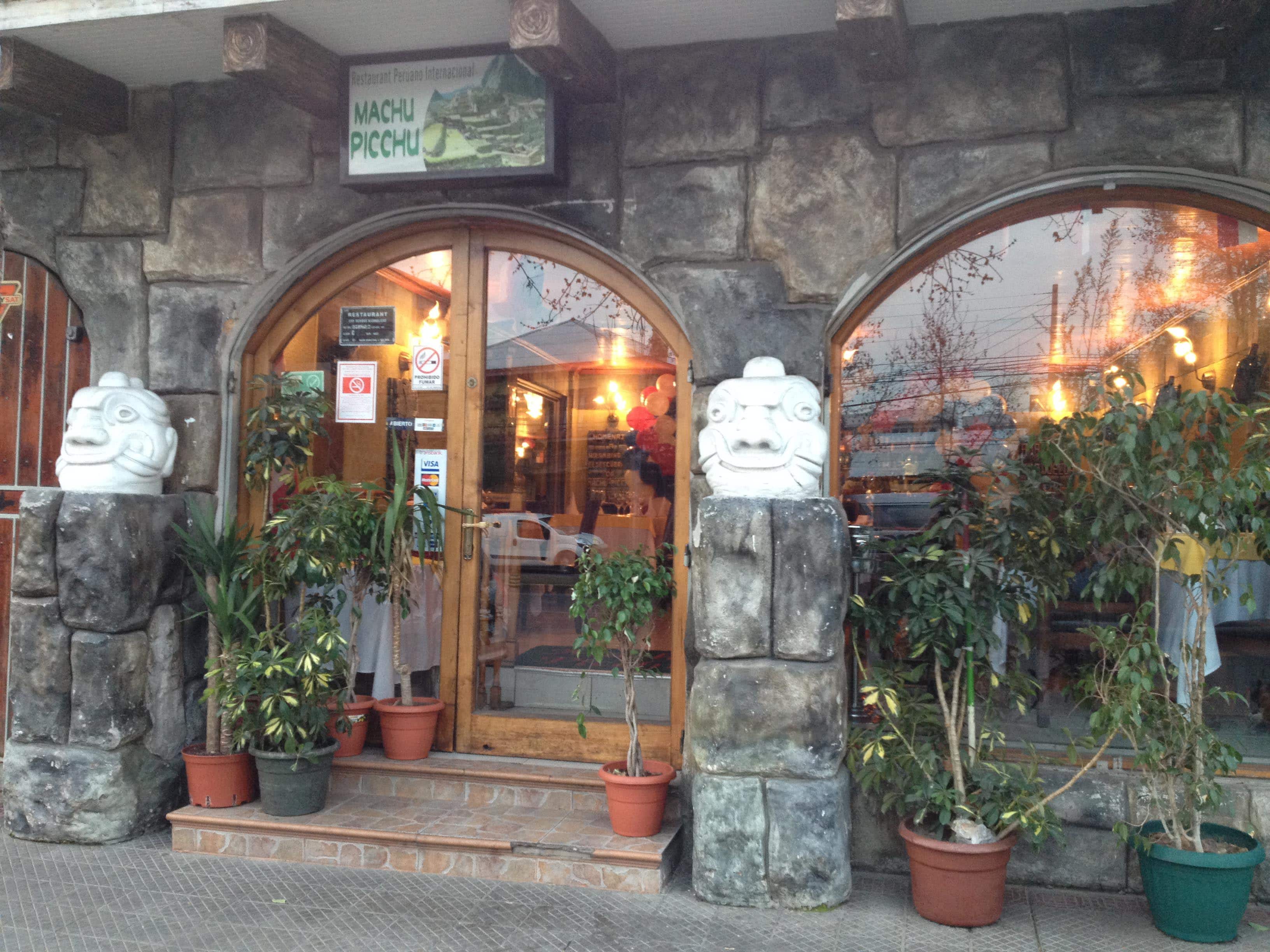 Menu of Machu Picchu, Providencia, Santiago