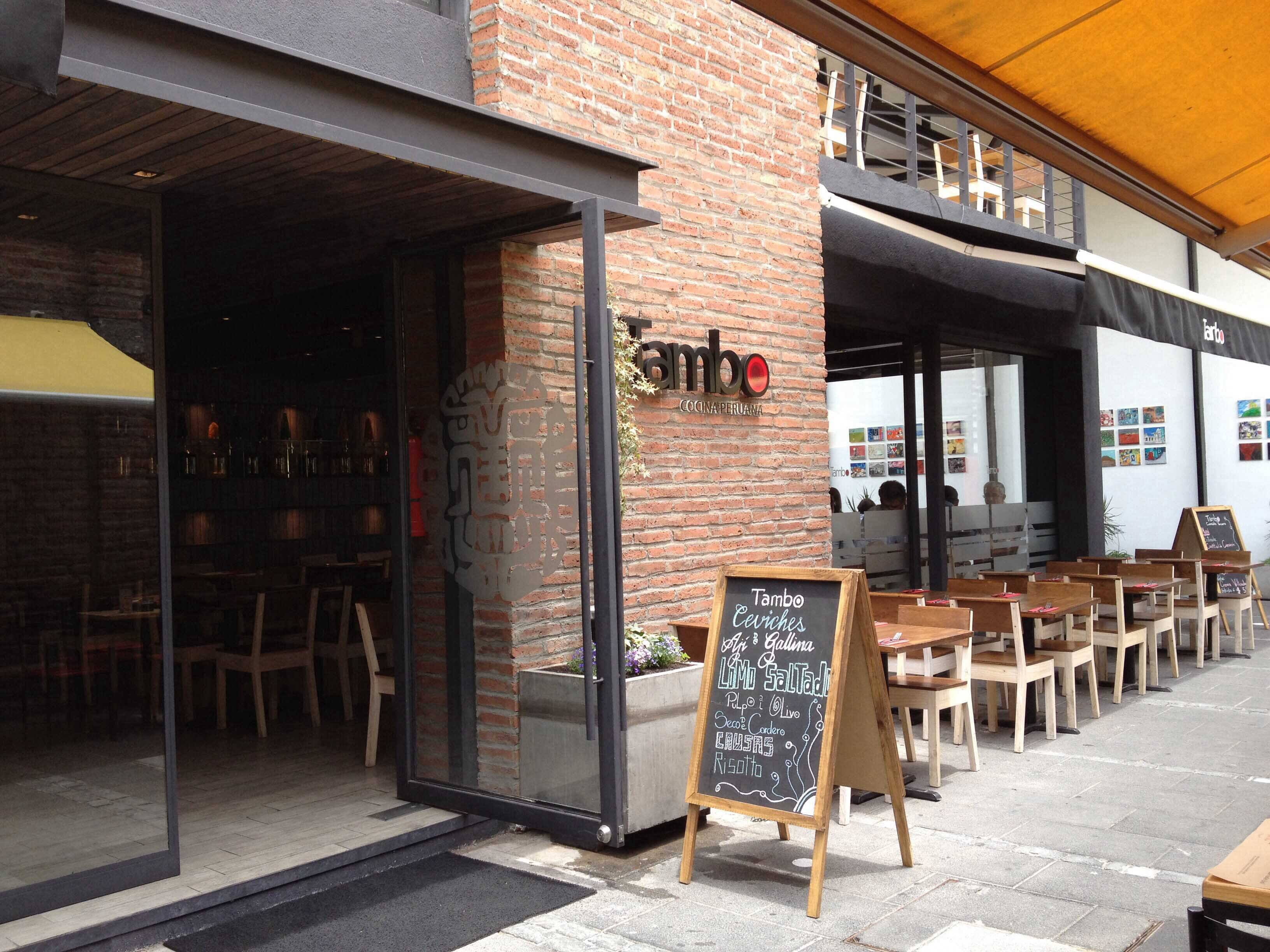 Tambo Menu,Menú para Tambo, Bellavista, Santiago