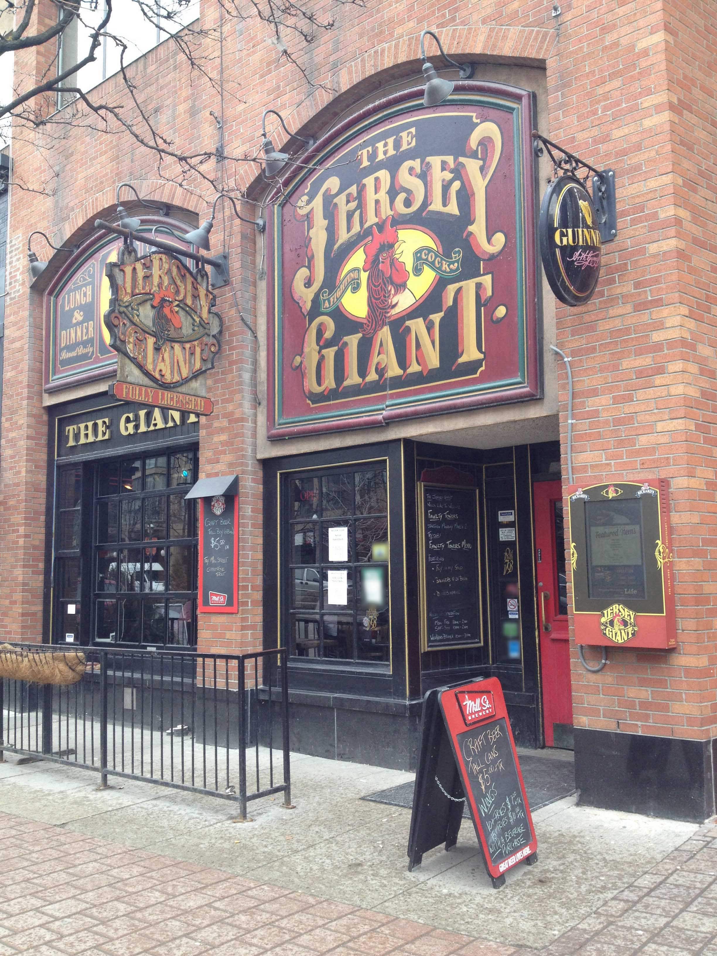 Jersey giant toronto menu Clearance