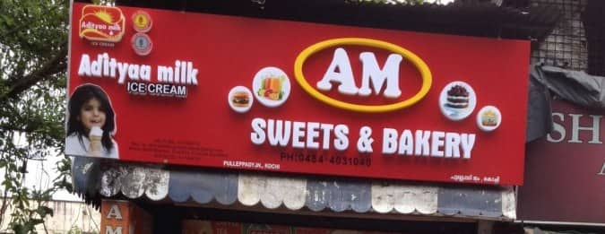 A.M. Sweets & Bakery, Chittoor Road, Kochi - Zomato