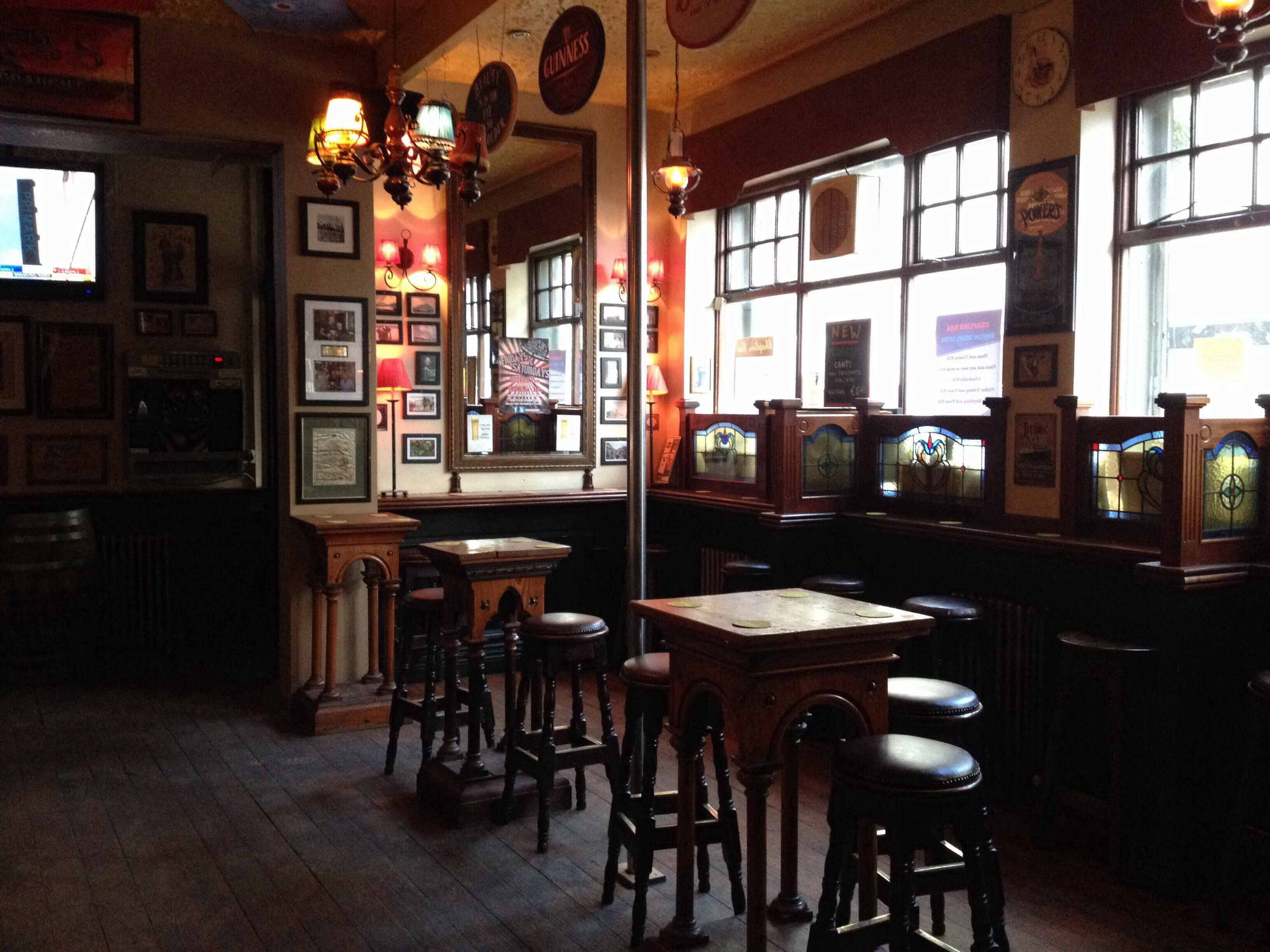 Menu of Chaplin's Bar, South City West, Dublin