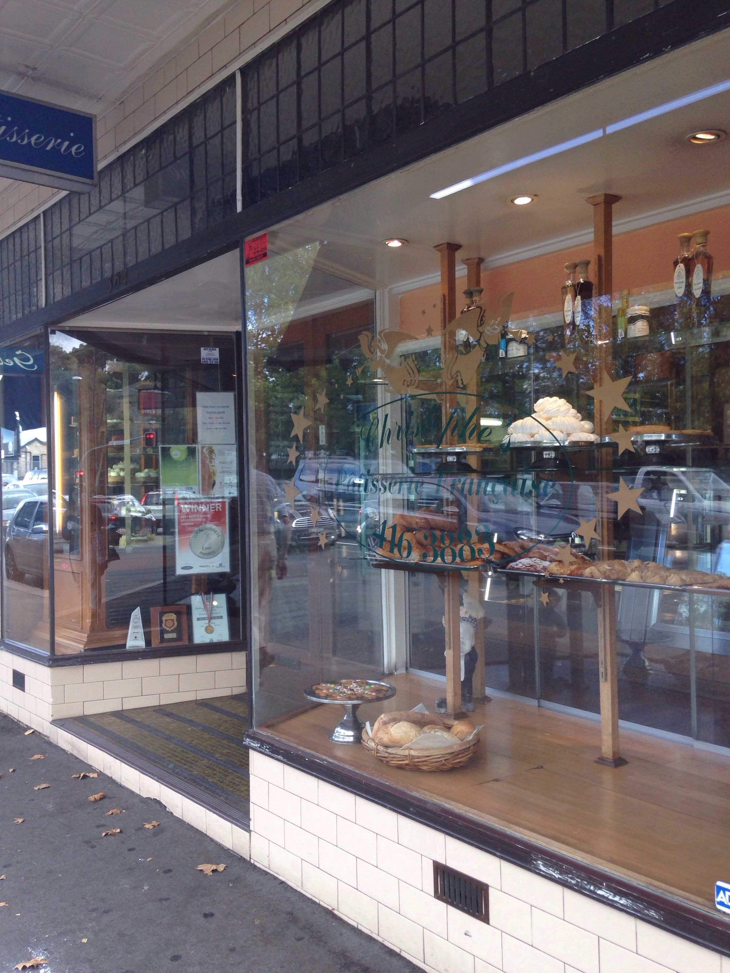 Menu of Christoph's Patisserie, Lindfield, Sydney