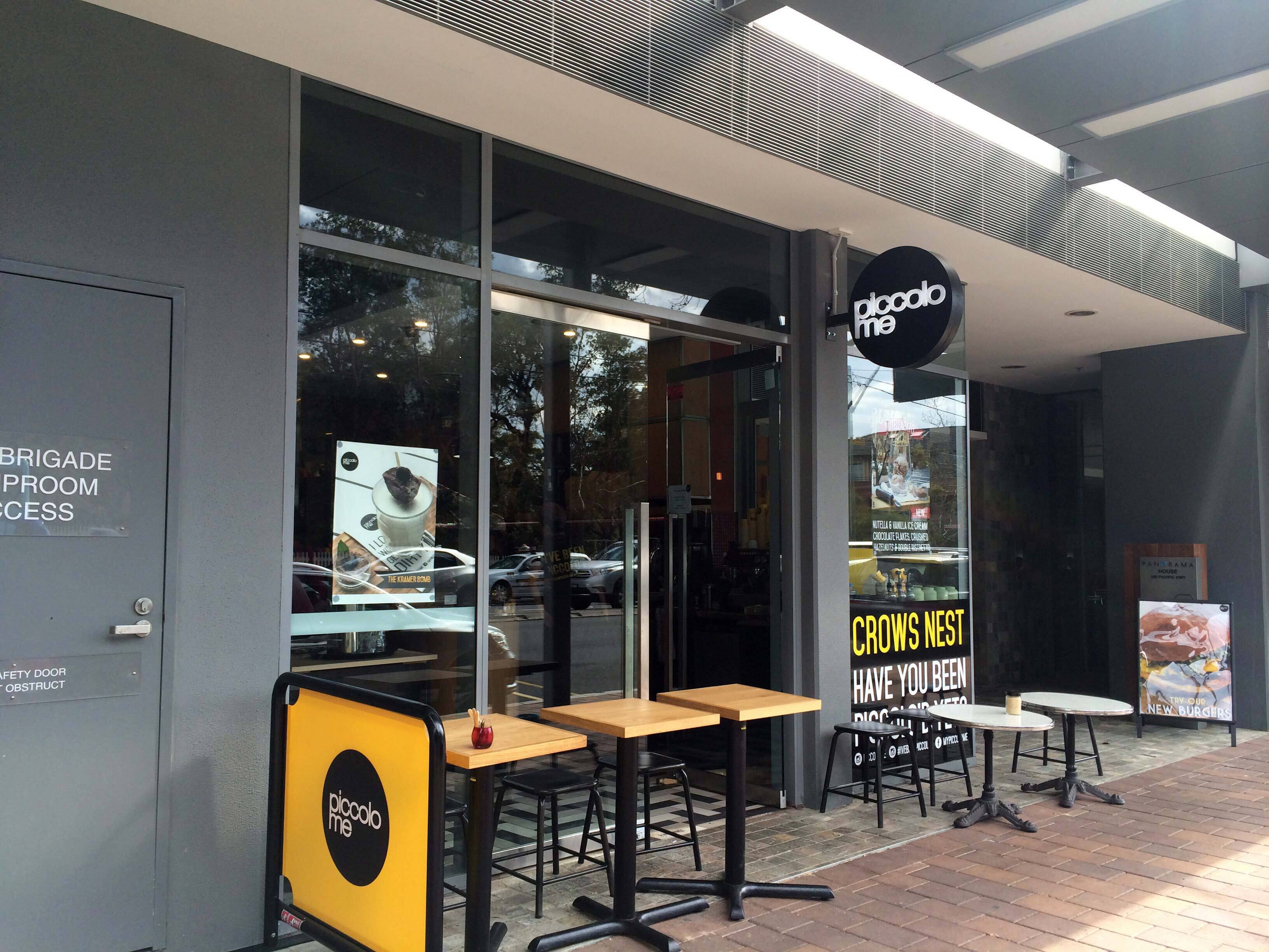 Piccolo Me Menu, Menu for Piccolo Me, Crows Nest, Sydney