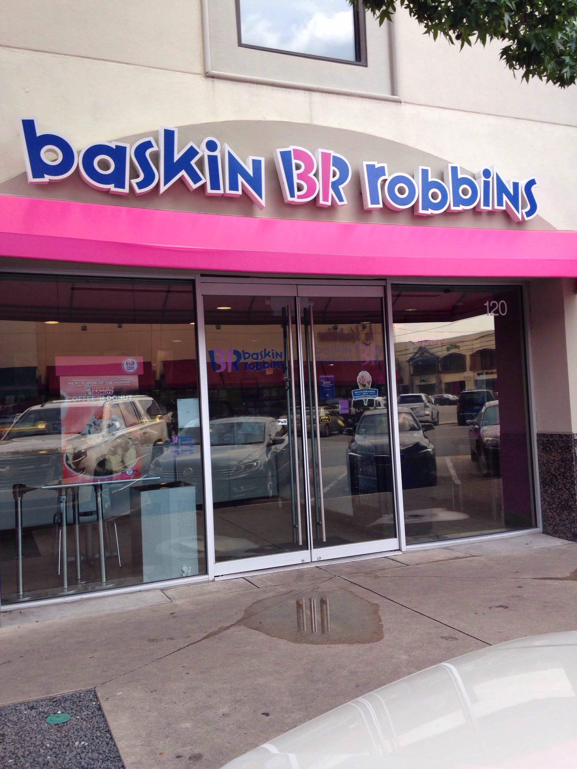 Menu of Baskin Robbins, Park Cities, Dallas