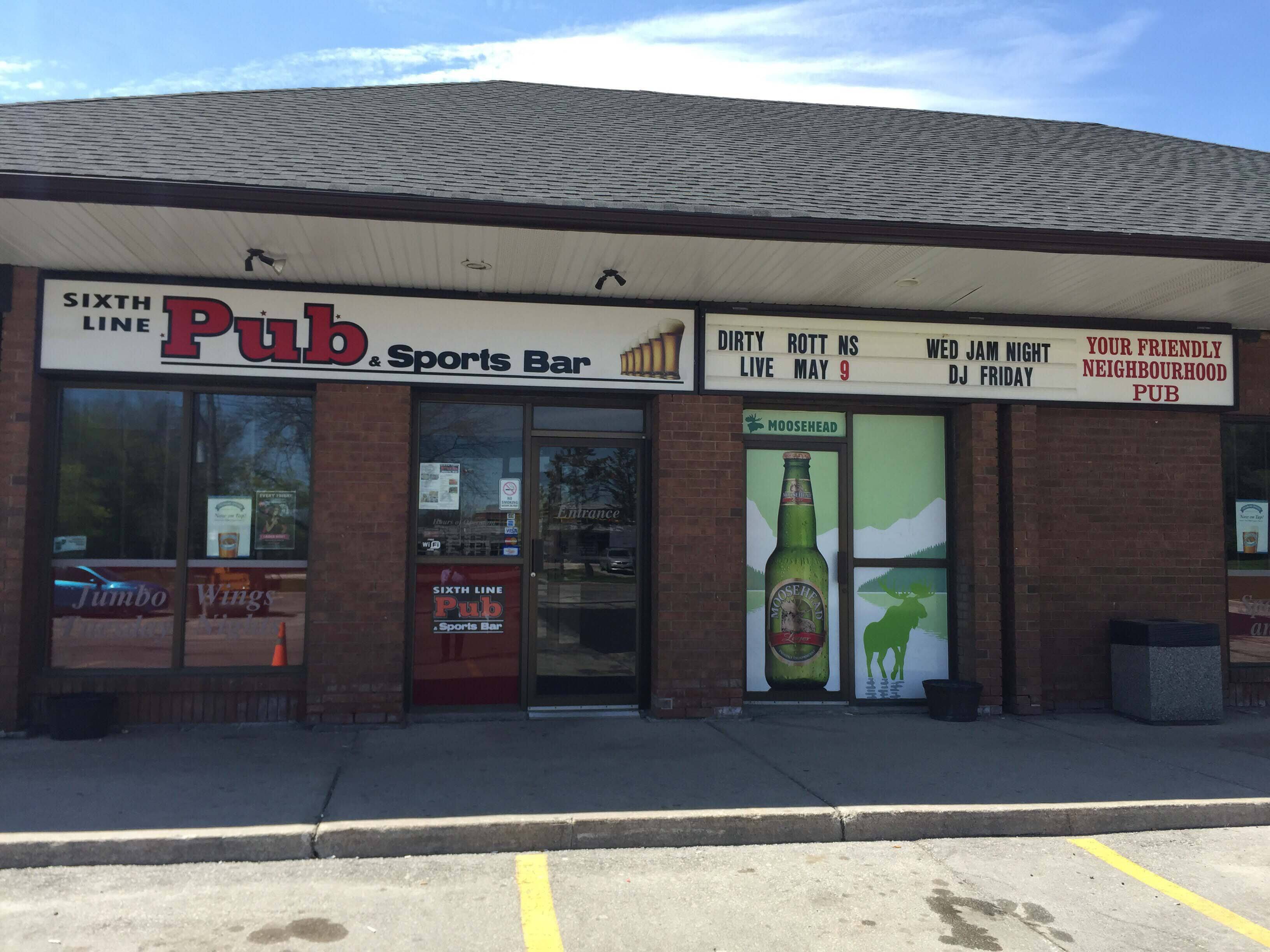 menu-of-sixth-line-pub-sports-bar-oakville-toronto