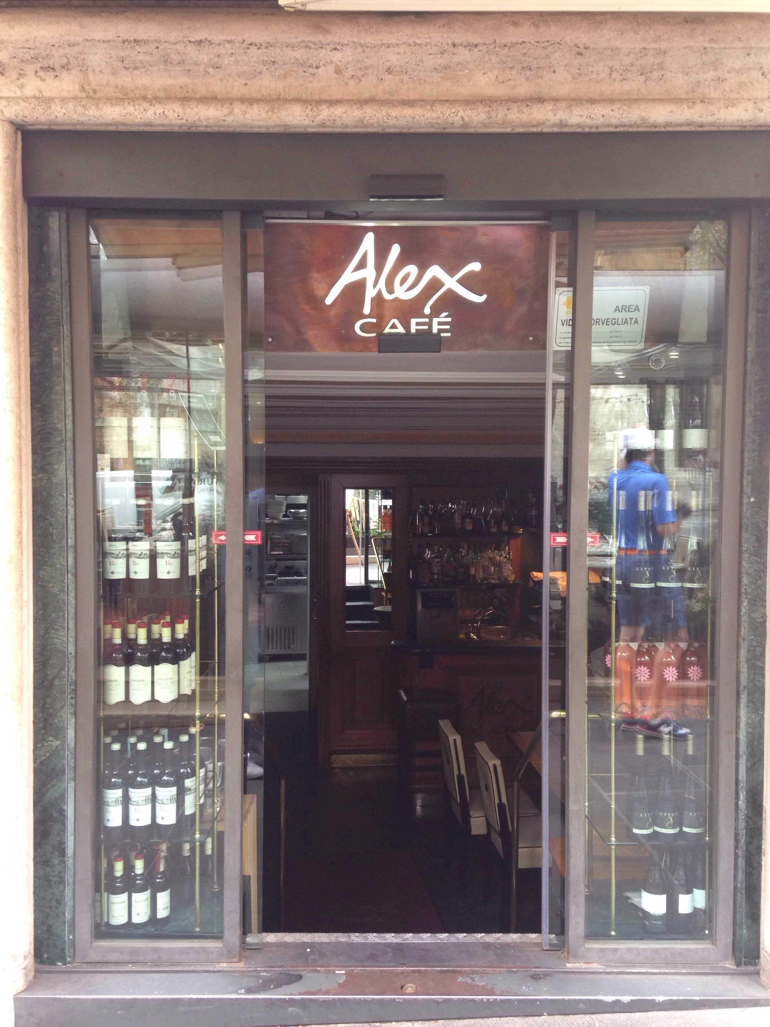 Alex Cafè Restaurant Menu, Menu for Alex Cafè Restaurant, Veneto, Roma