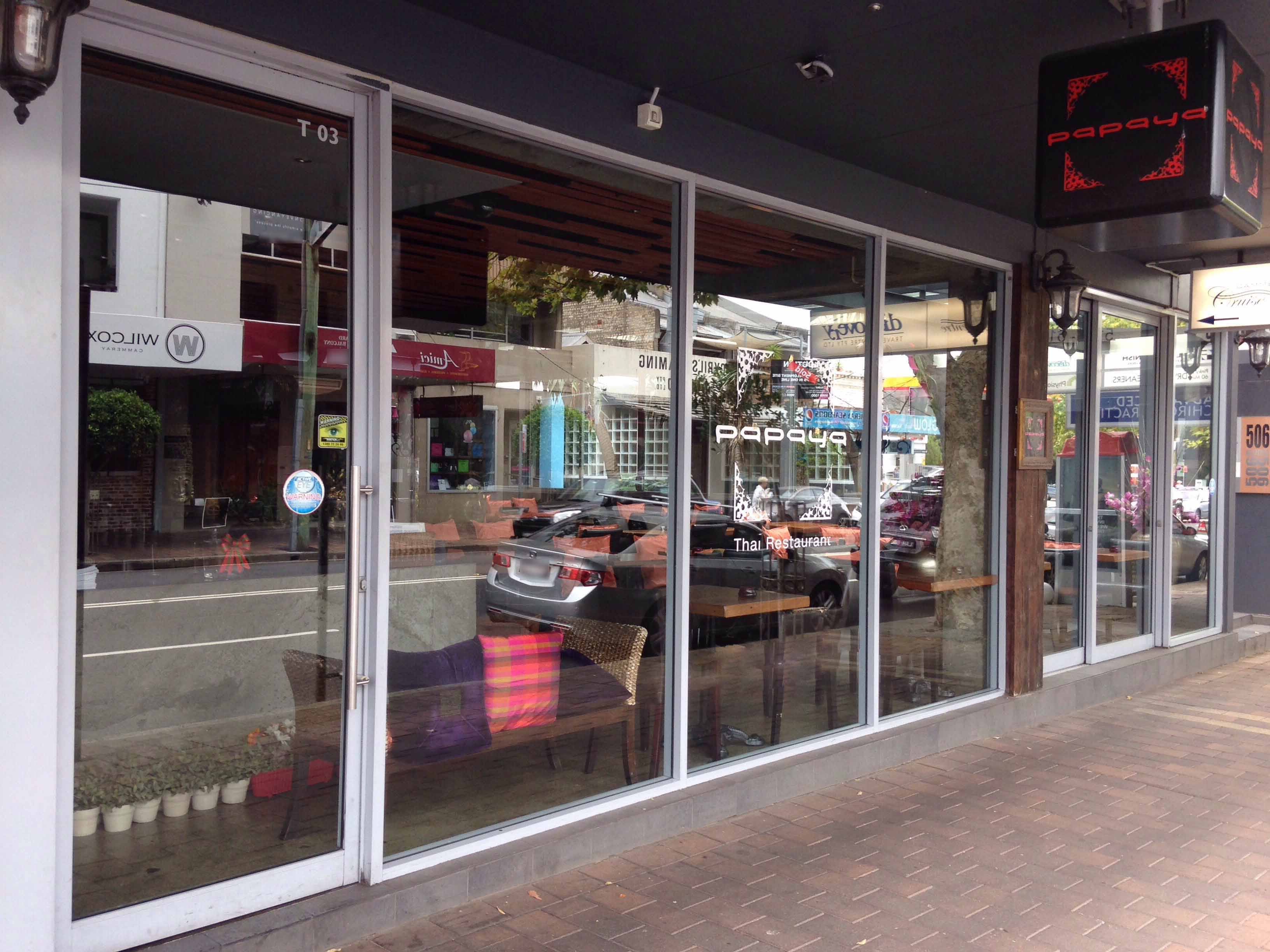 Papaya Thai Menu, Menu for Papaya Thai, Cammeray, Sydney