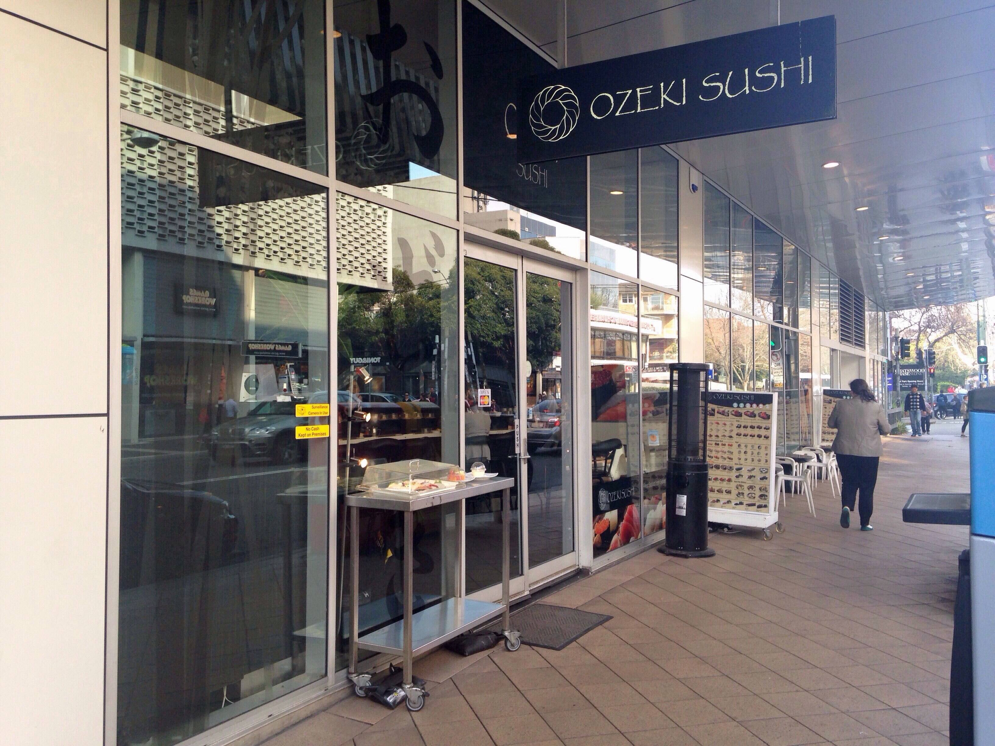 Menu of Ozeki Sushi, Chatswood, Sydney