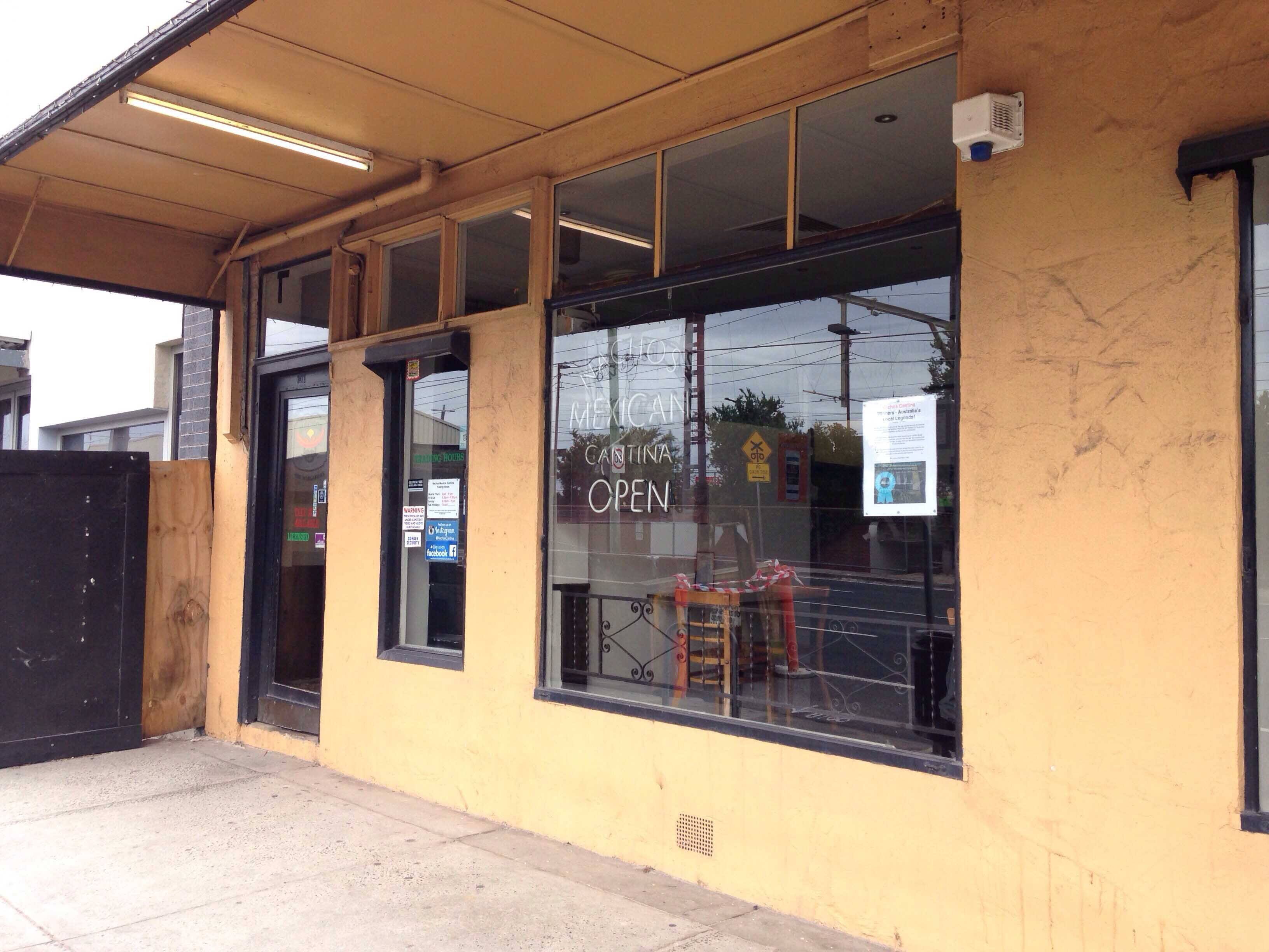Menu of Nachos Mexican Cantina, Aspendale, Melbourne
