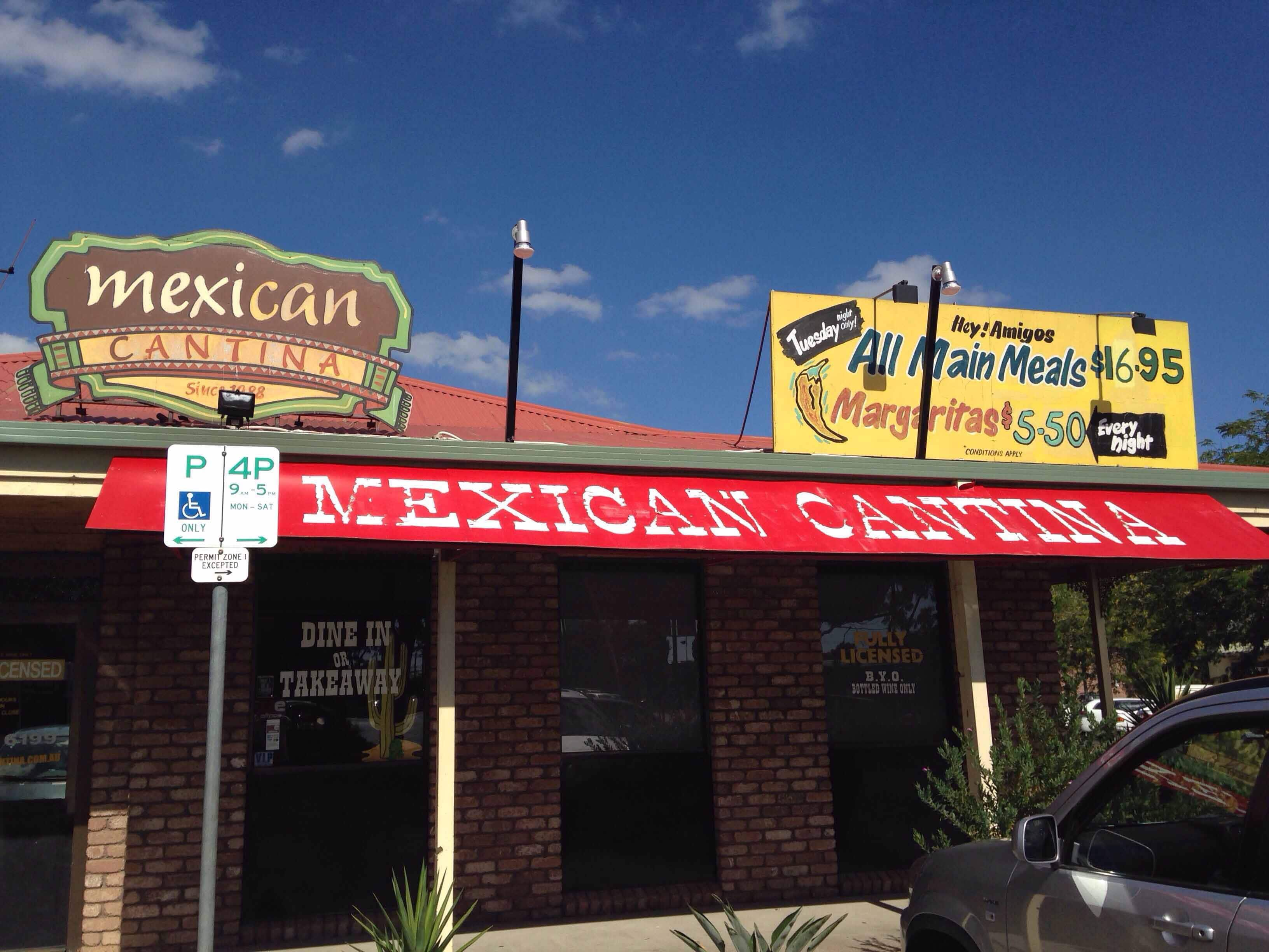 Menu of Mexican Cantina, Narre Warren, Melbourne