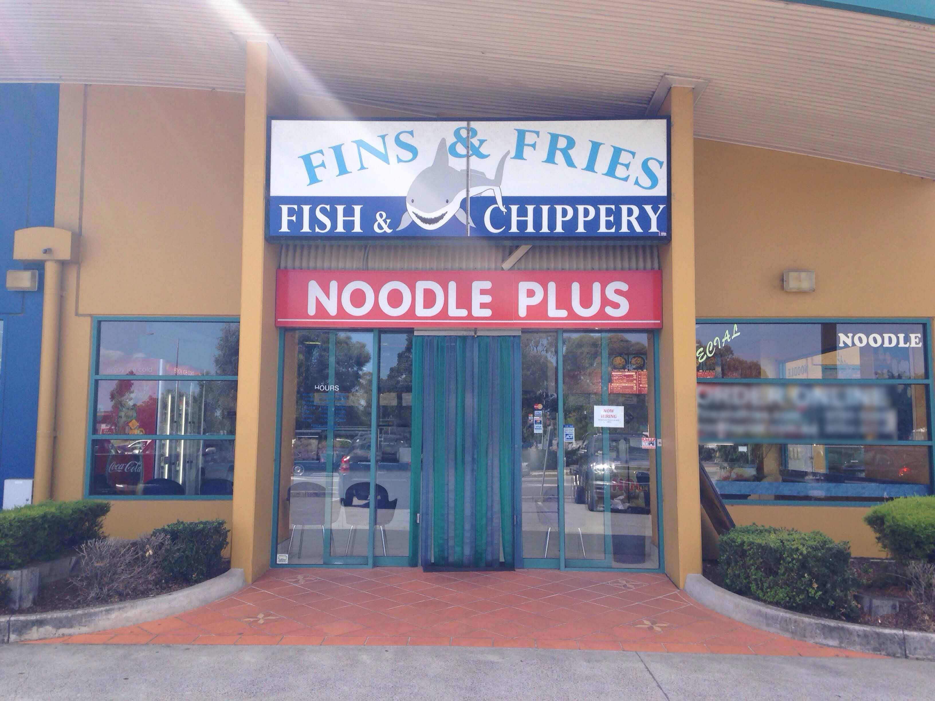 Menu of Fins and Fries, Narre Warren, Melbourne
