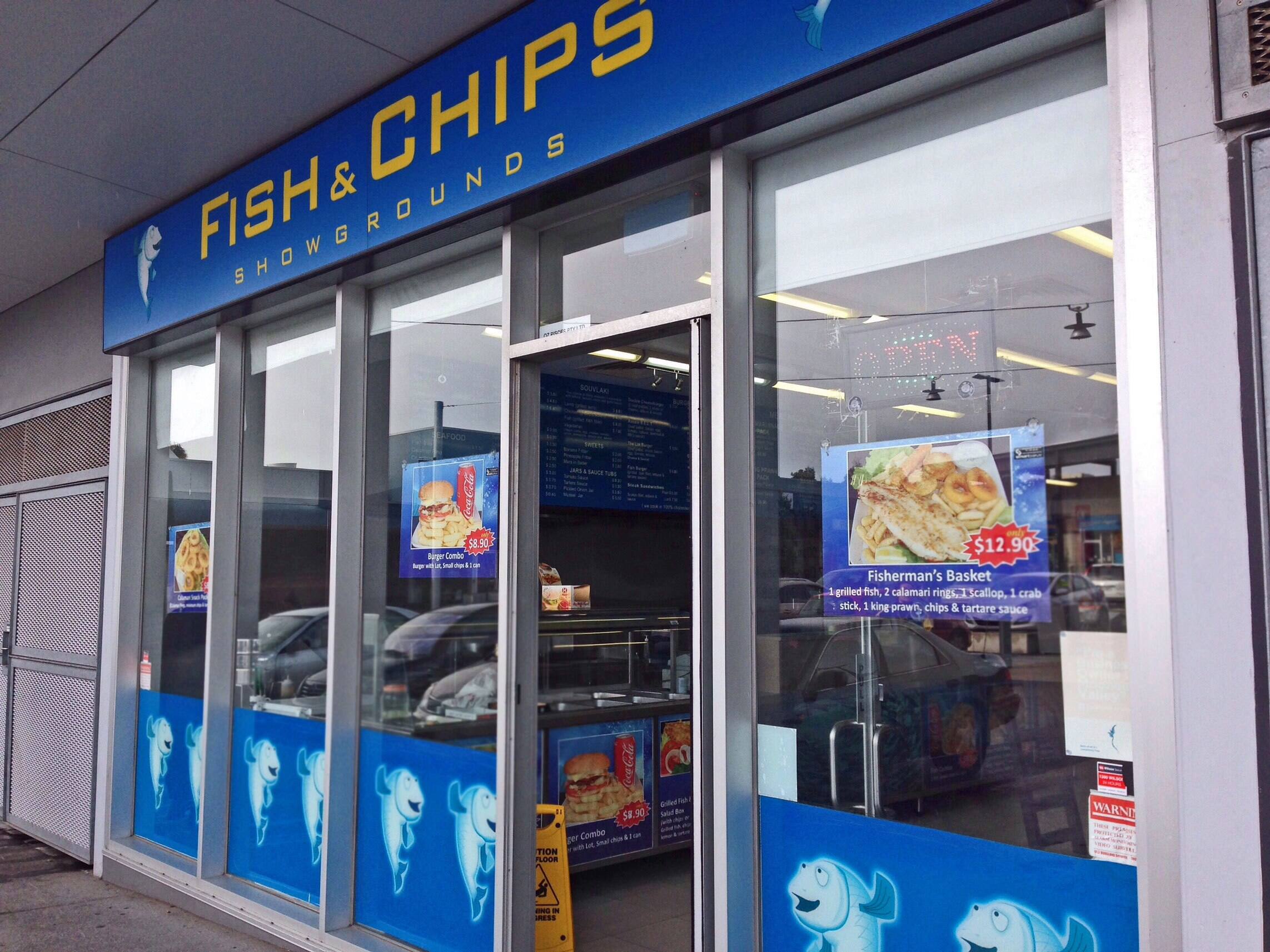 Showgrounds Fish & Chips, Flemington, Melbourne