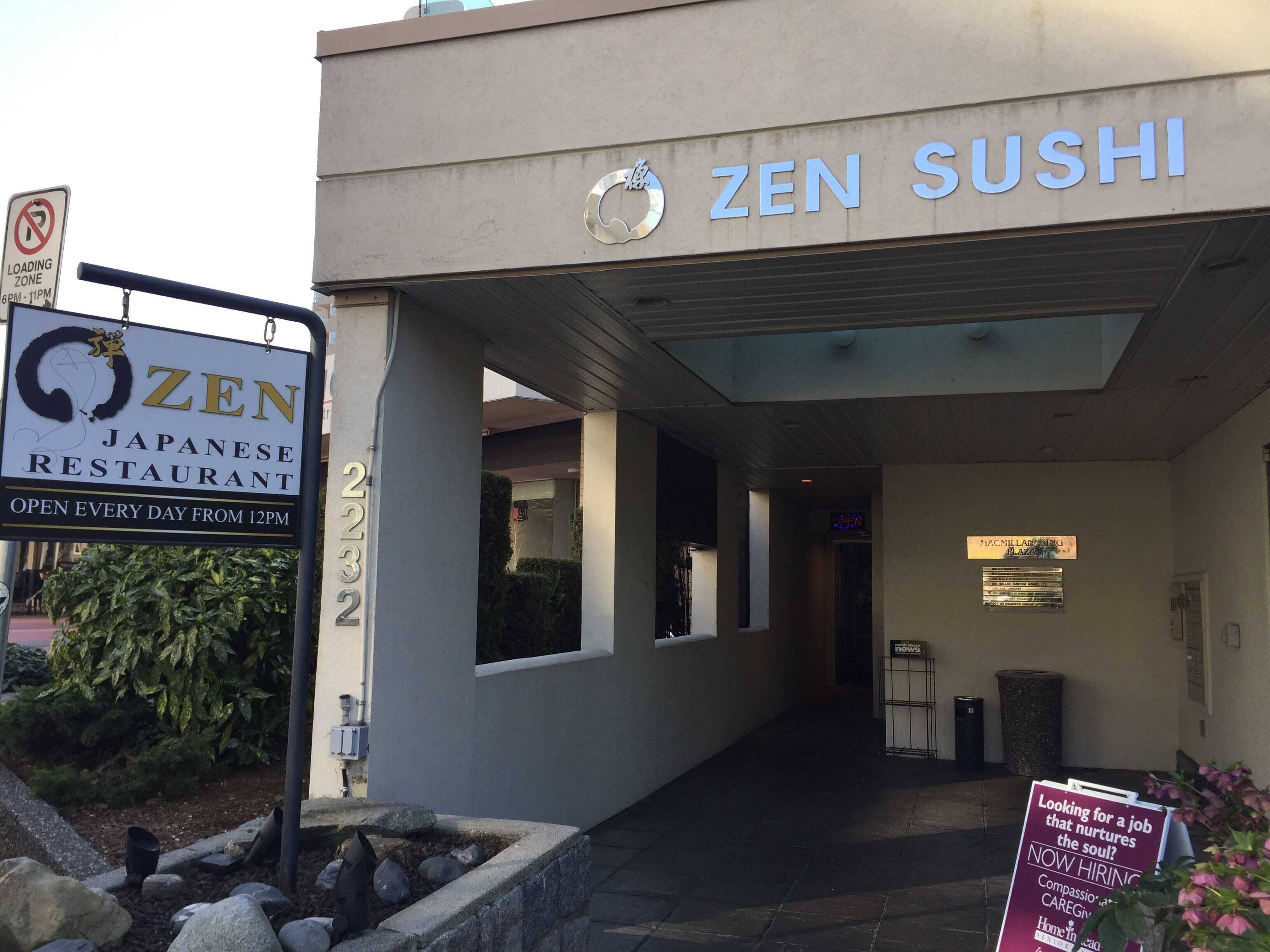 Zen Japanese Restaurant Menu, Menu for Zen Japanese Restaurant