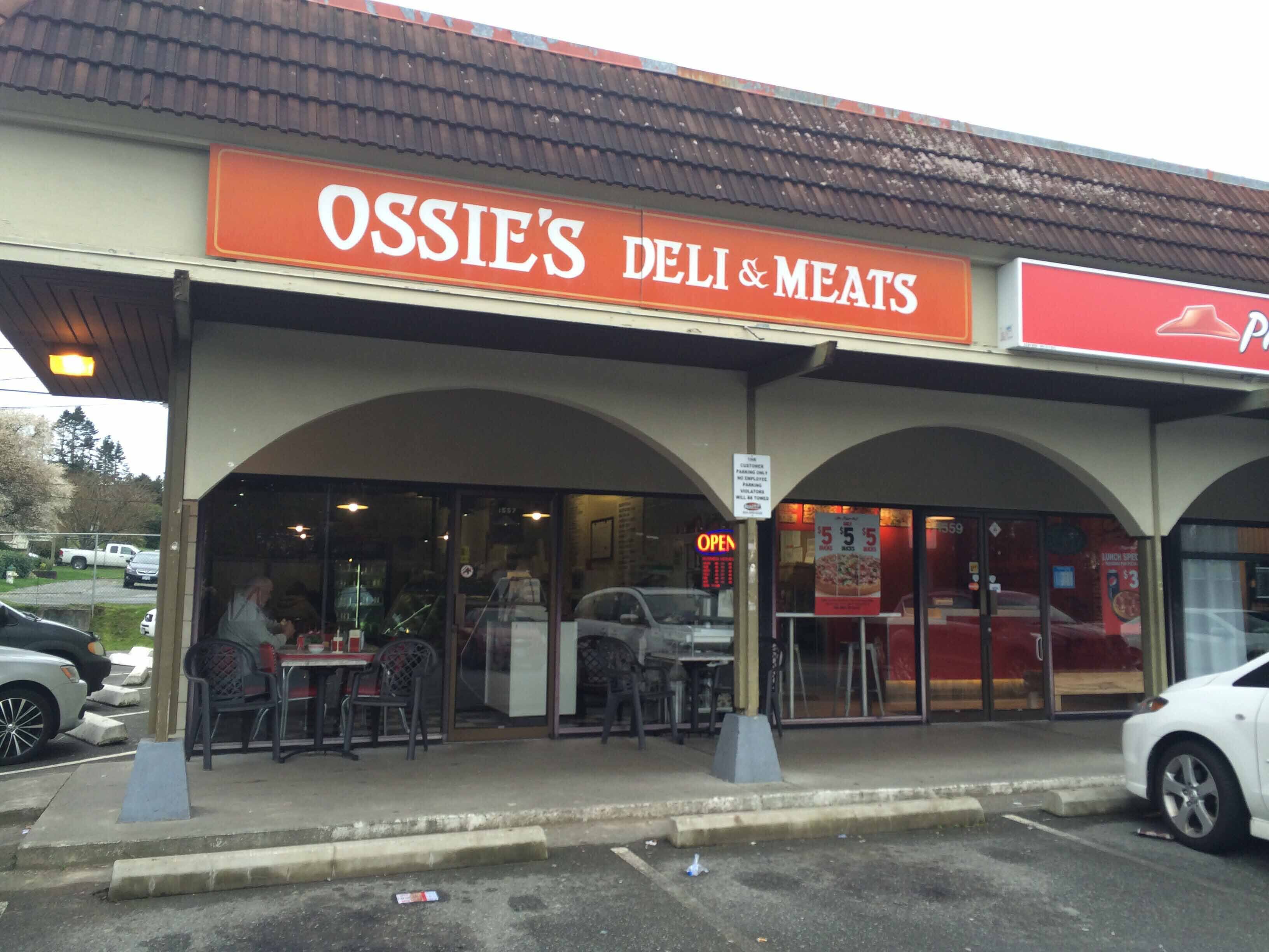 Menu of Ossie's Deli & Meats, Delta, Metro Vancouver