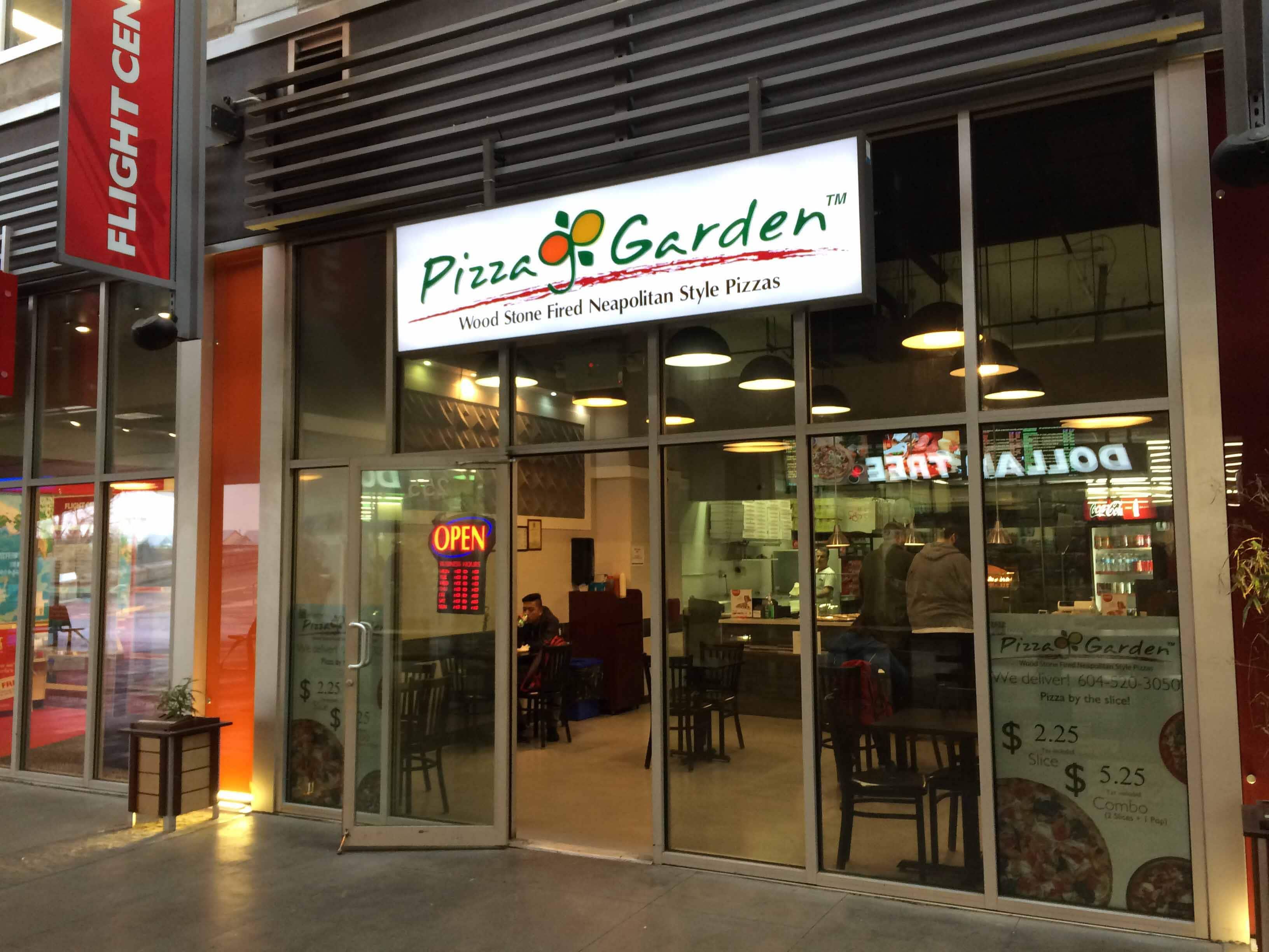 Now Open Pizza Garden At The Amazing Brentwood Town Centre Burnaby Lougheed Willingdon Tables Food Court Vancouver Food And Travel Guide Gutom Ca Gutom