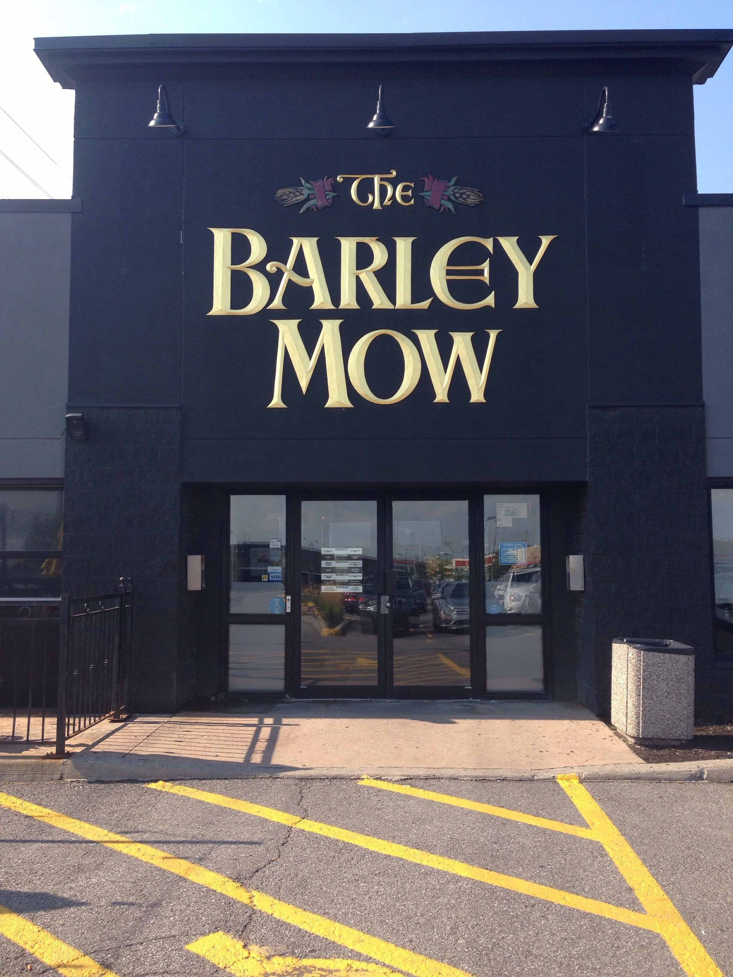 Menu of The Barley Mow, Barrhaven, Ottawa