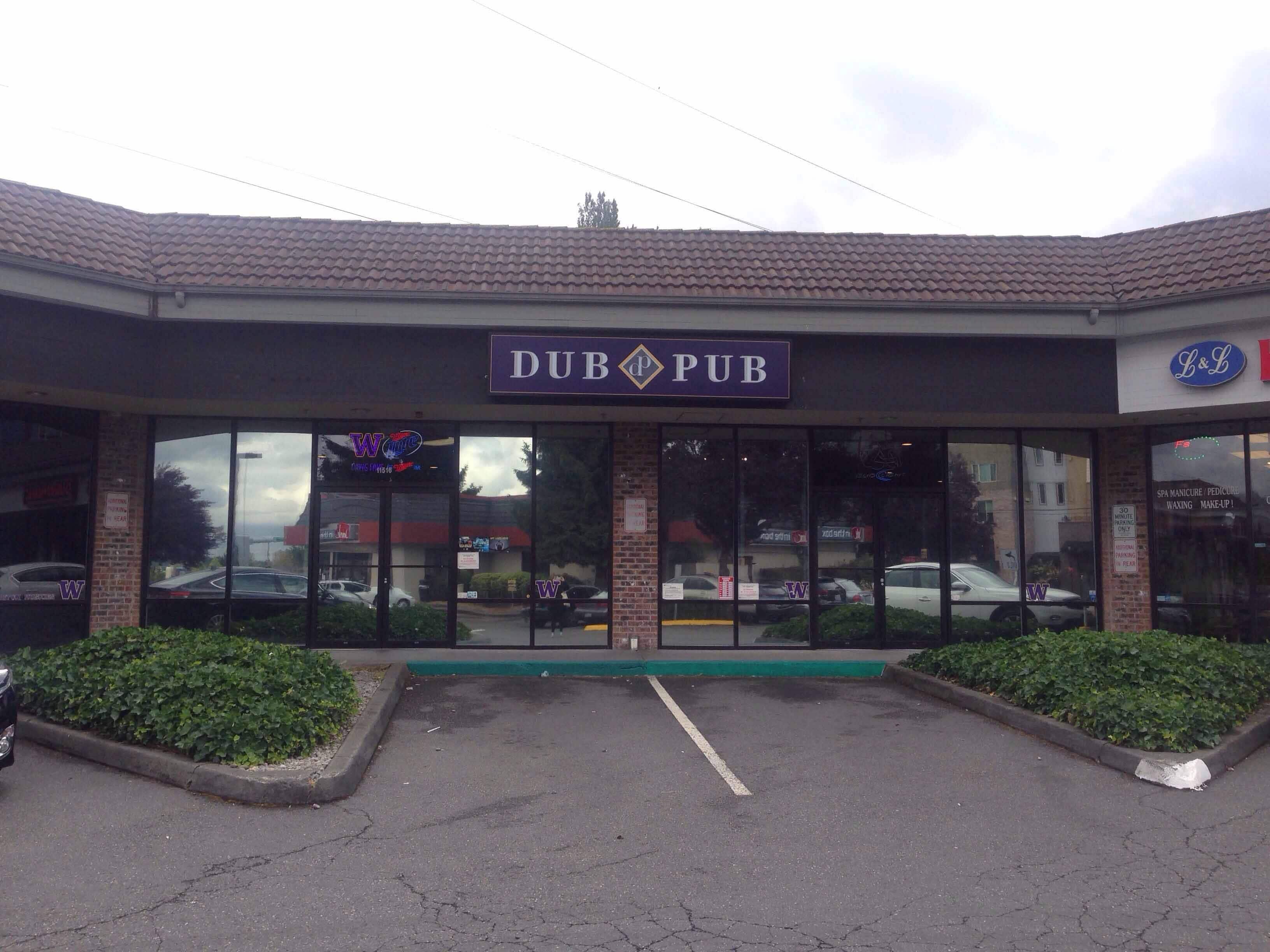 Menu Of Dub Pub Kirkland Kirkland