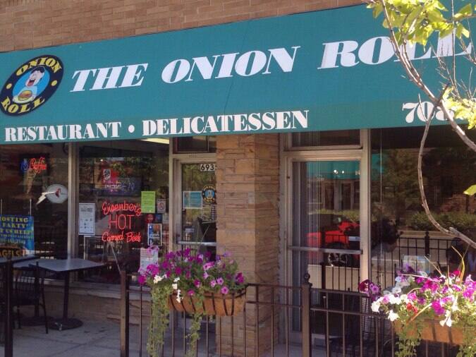 The Onion Roll Menu, Menu for The Onion Roll, Oak Park, Chicago