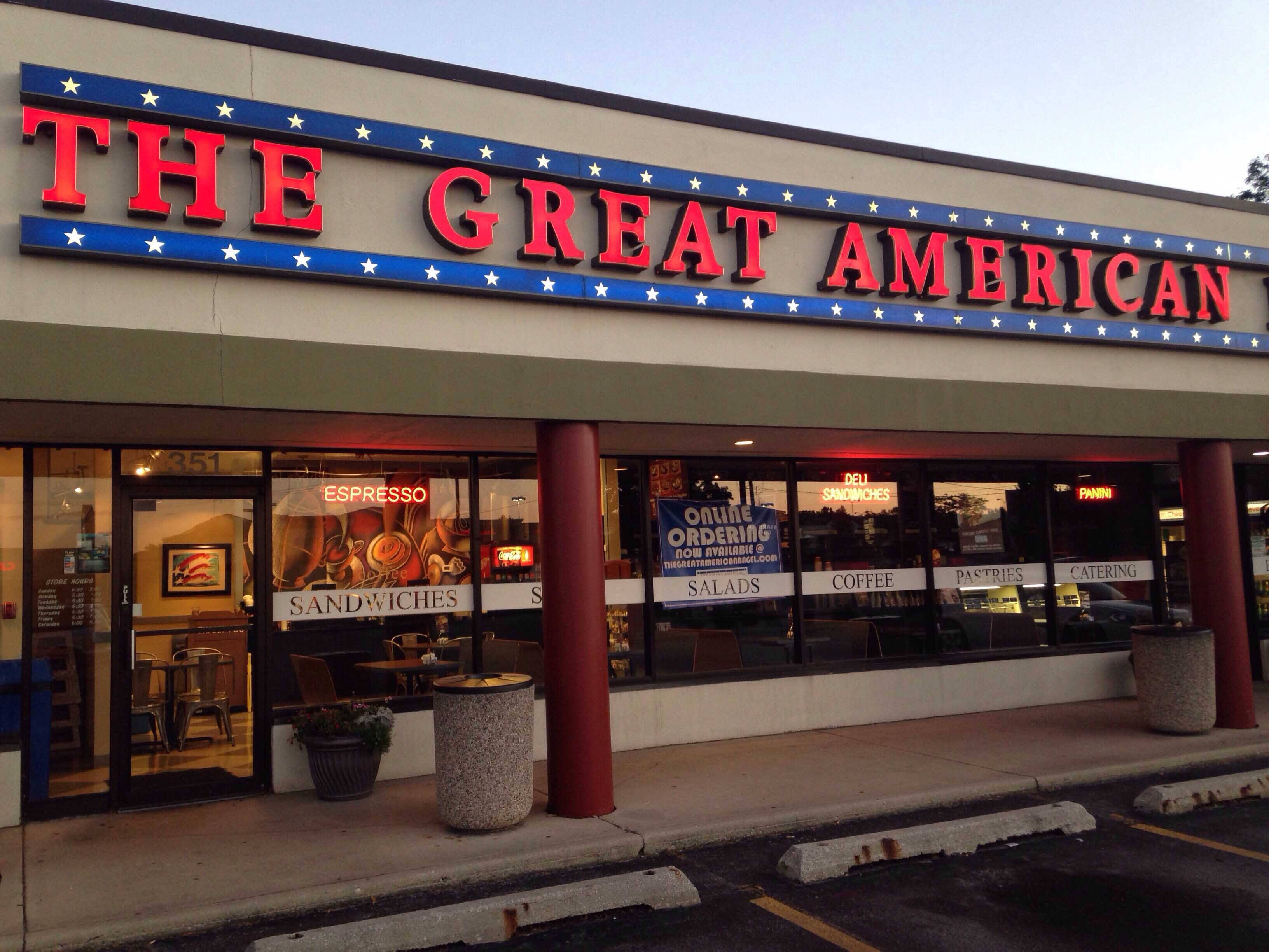 Menu of The Great American Bagel, Westmont, Chicago