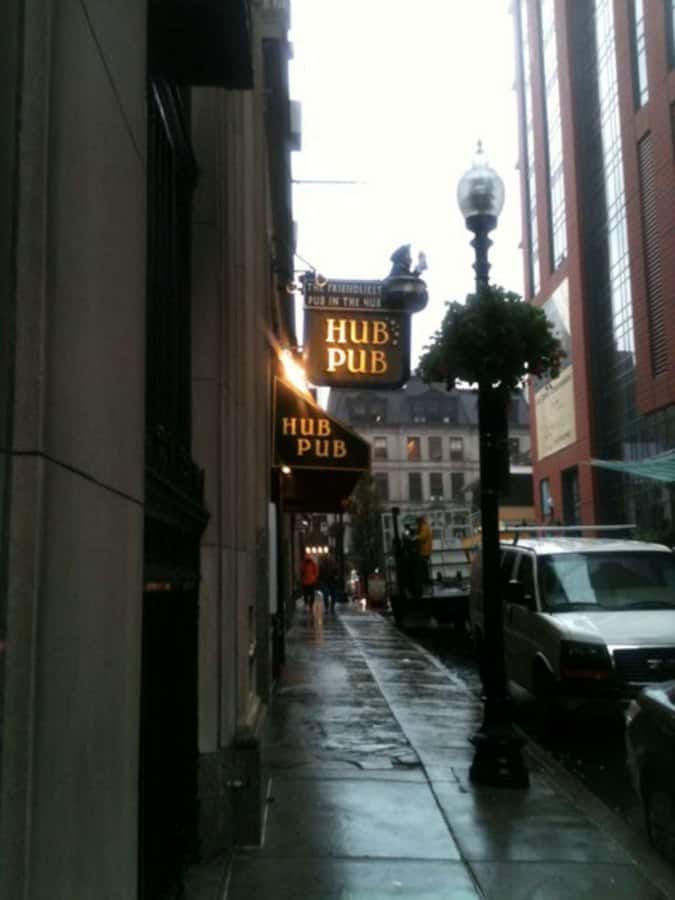 Hub Pub Menu, Menu for Hub Pub, Financial District, Boston Urbanspoon