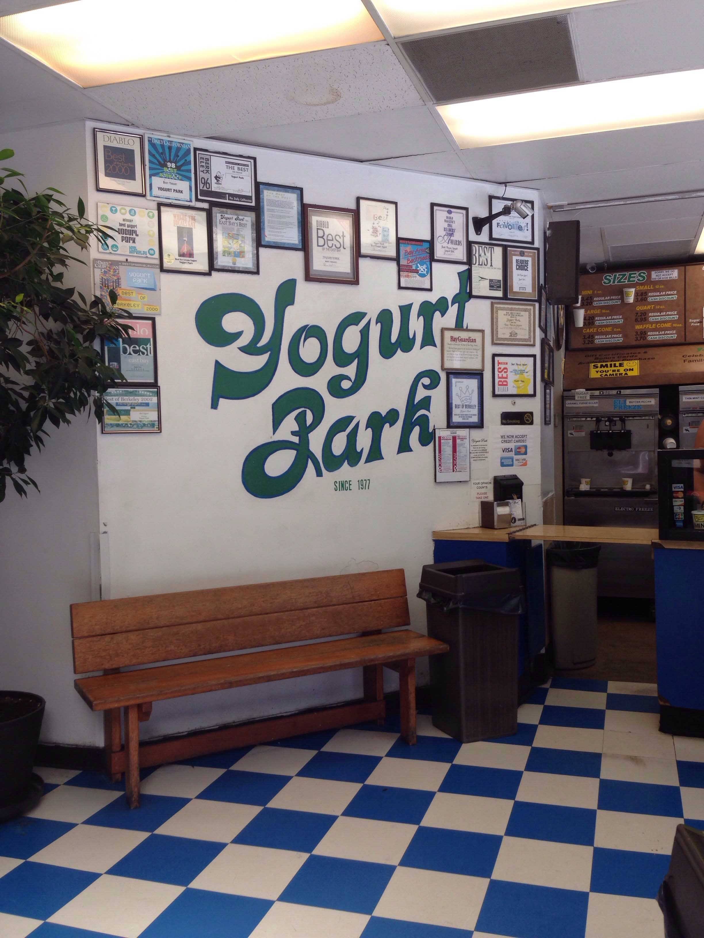 Yogurt Park Menu, Menu for Yogurt Park, Berkeley, Berkeley