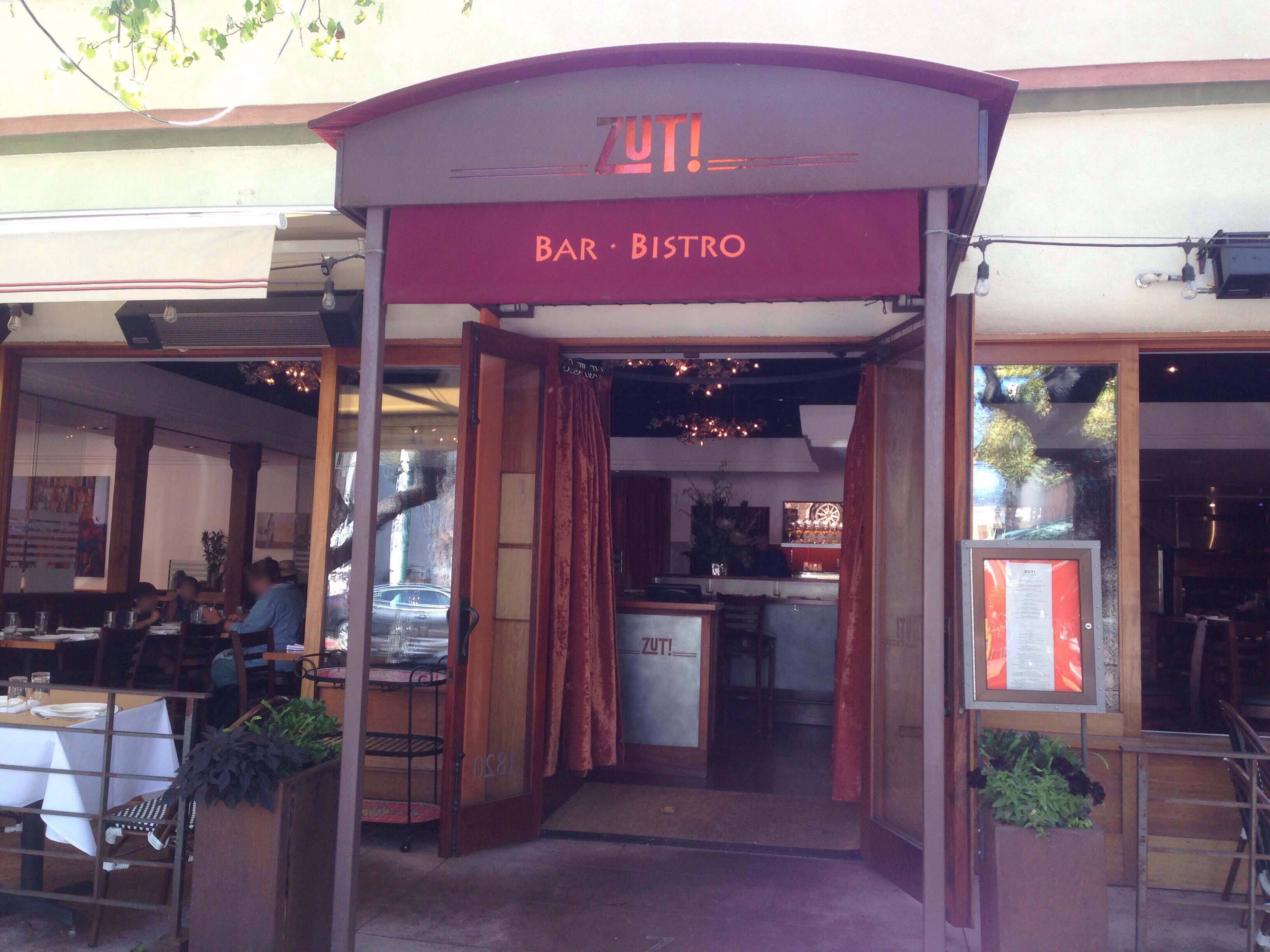 Menu of Zut! Tavern, Berkeley, Berkeley