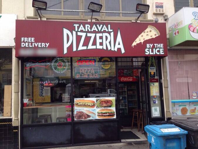 Taraval Pizza Menu, Menu for Taraval Pizza, Outer Sunset, San Francisco