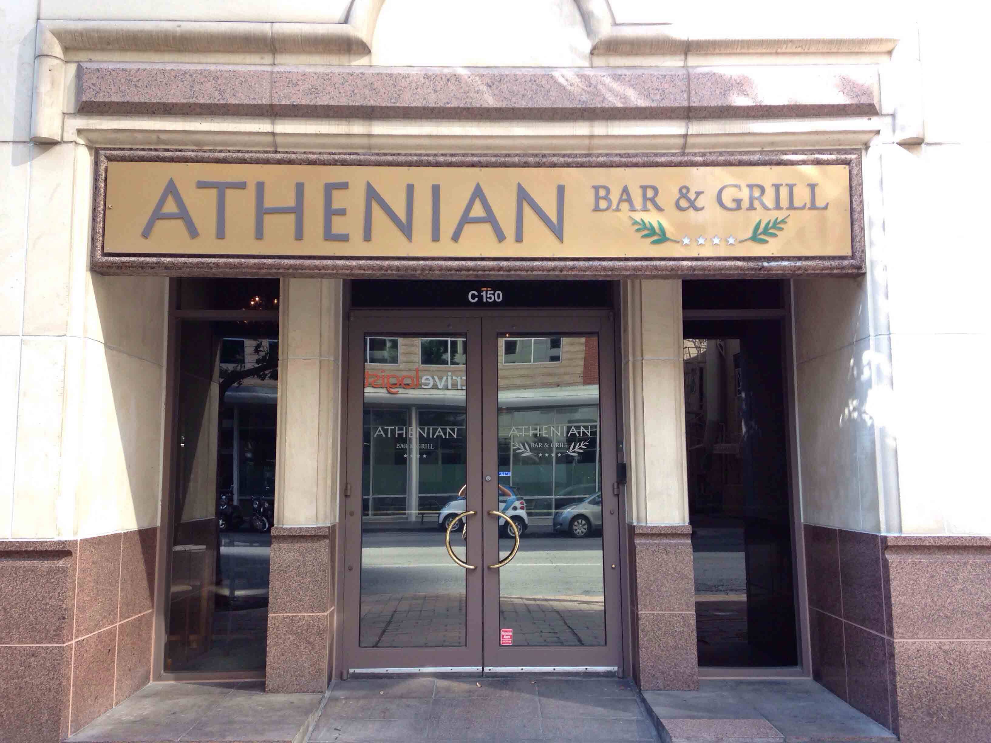 Menu of Athenian Bar & Grill, Downtown, Austin
