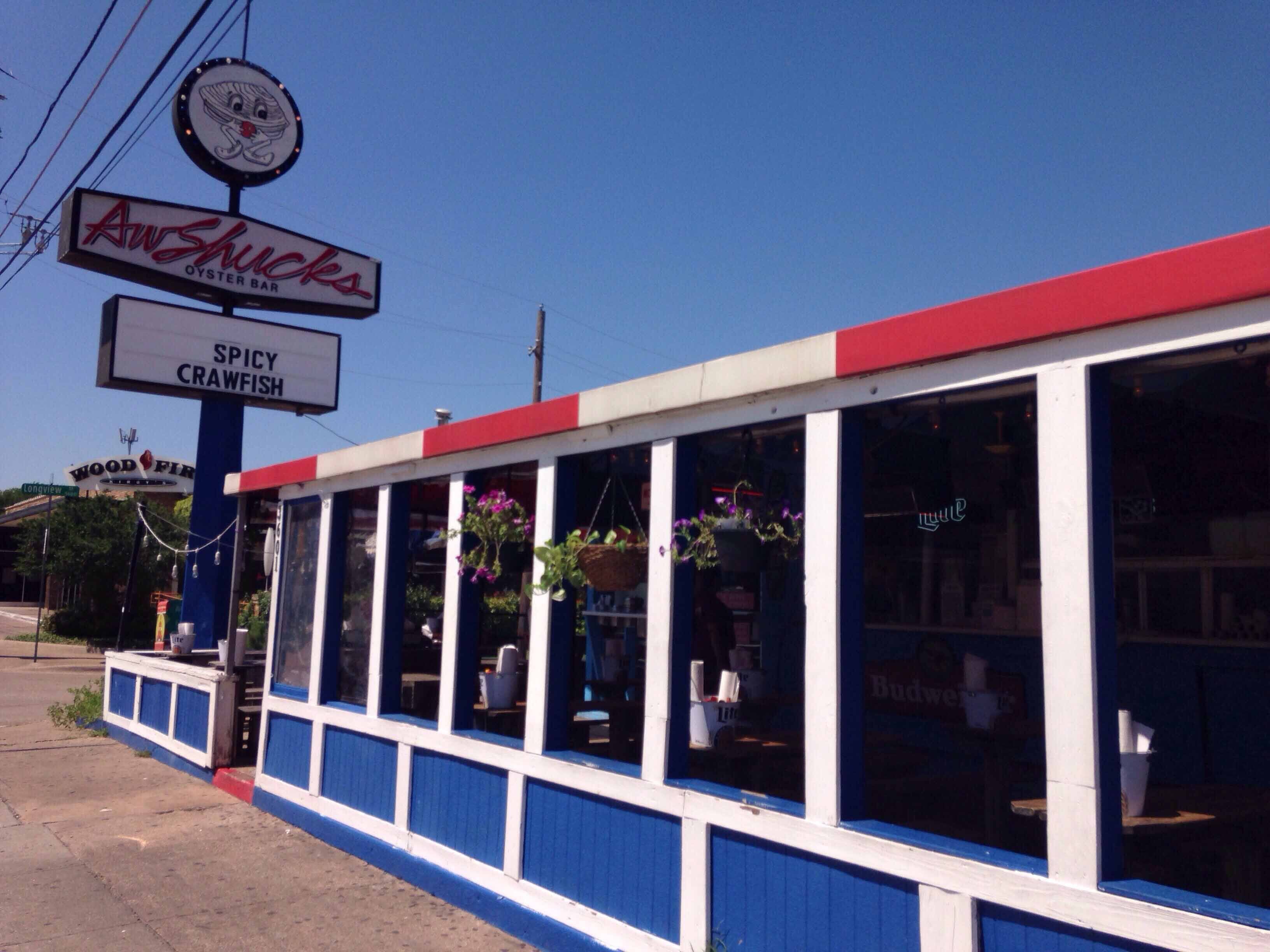 Menu of Aw Shucks Oyster Bar, Lower Greenville, Dallas