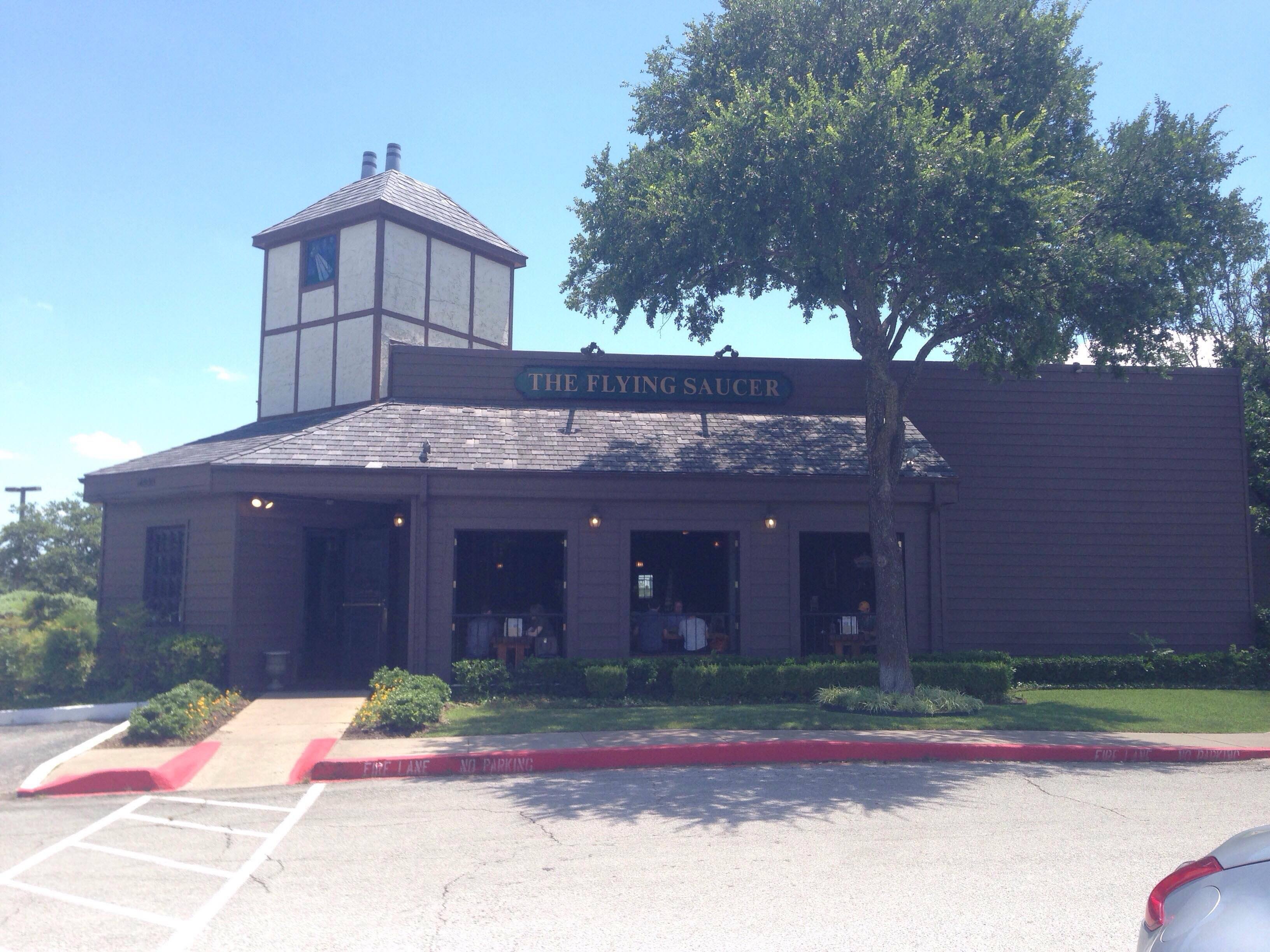 Menu of The Flying Saucer, Addison, Addison